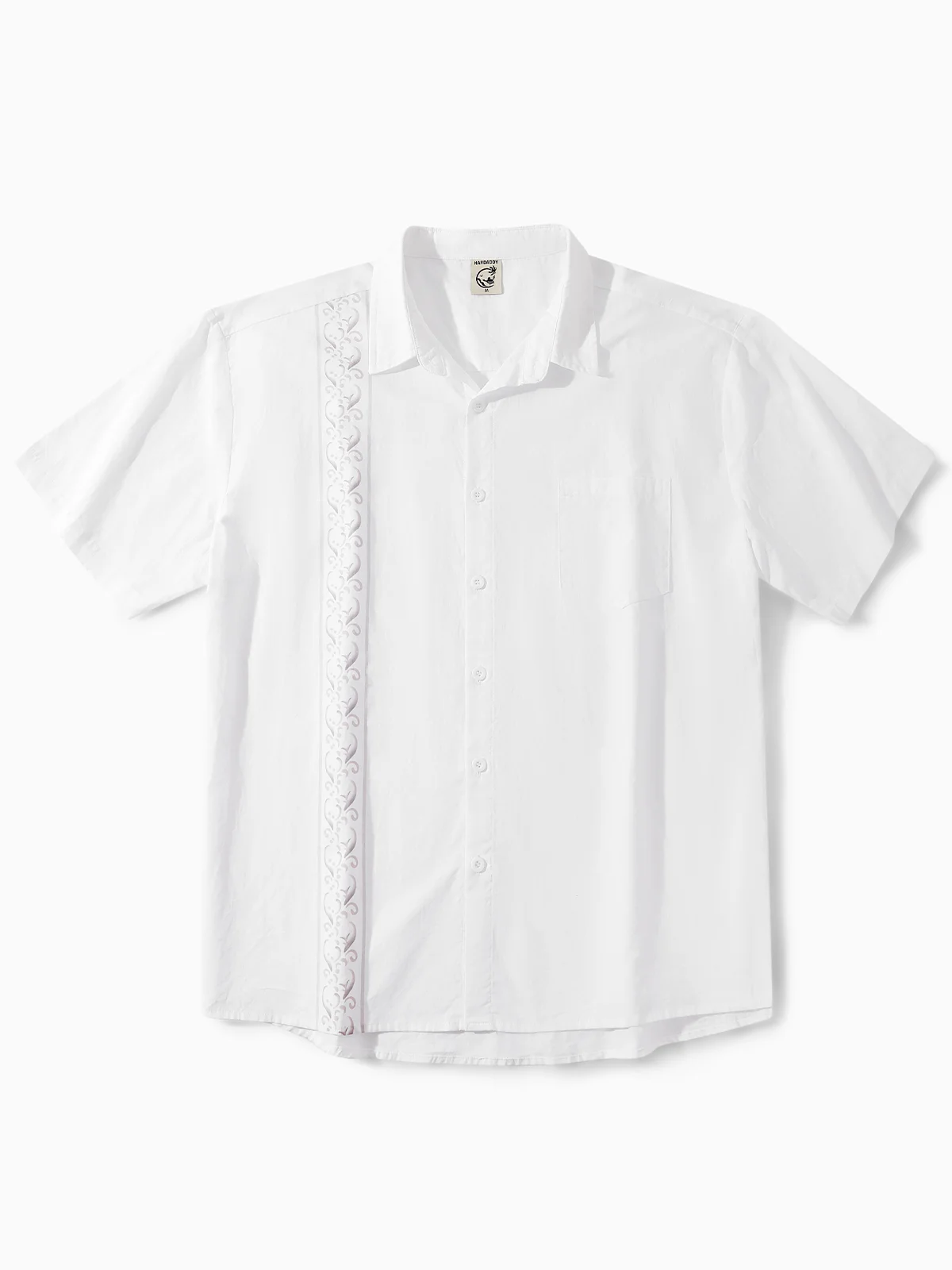 Hardaddy®Cotton Striped Short Sleeve Bowling Shirt