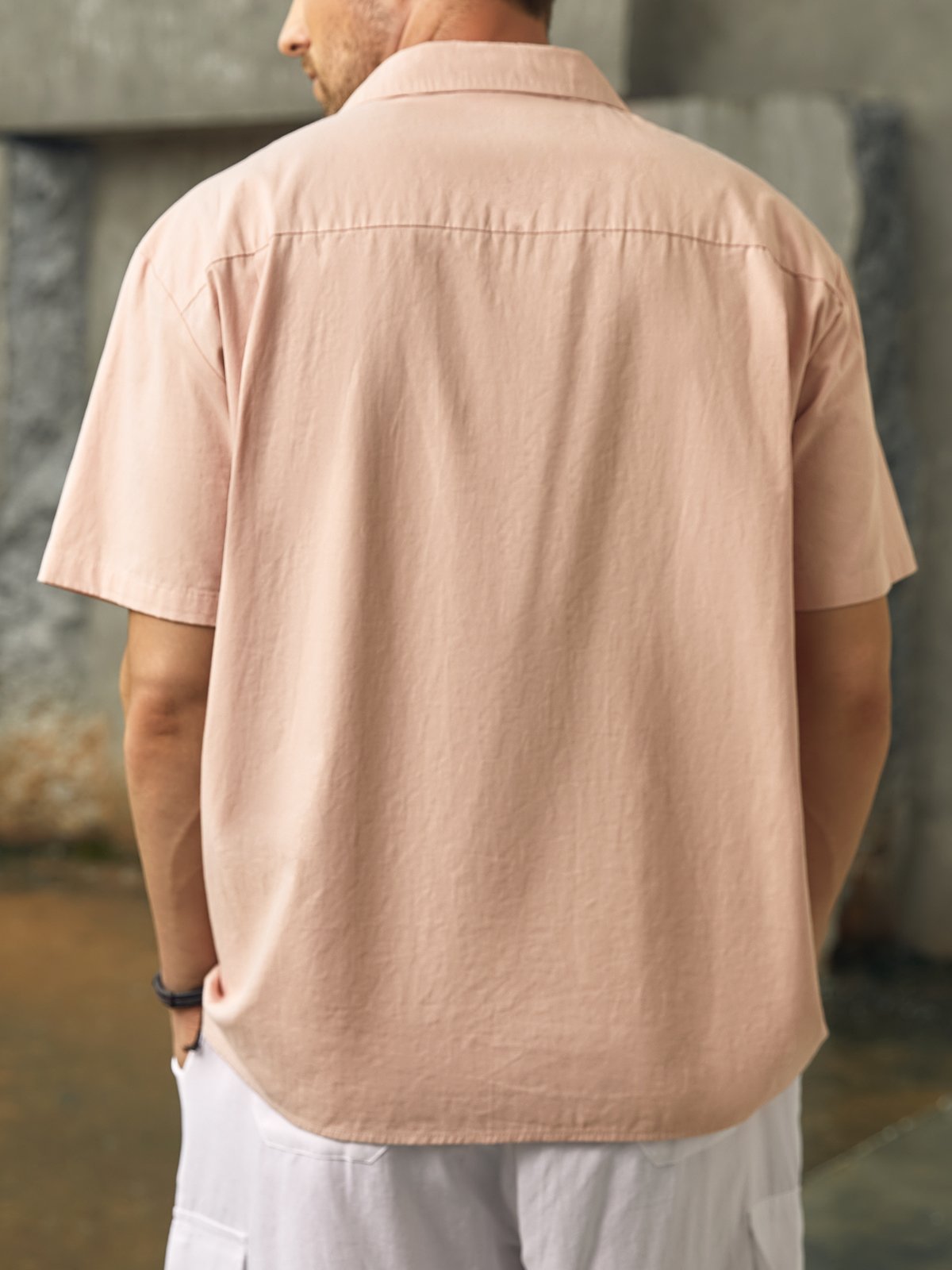 Hardaddy® Cotton Flamingo Embroidered Aloha Shirt