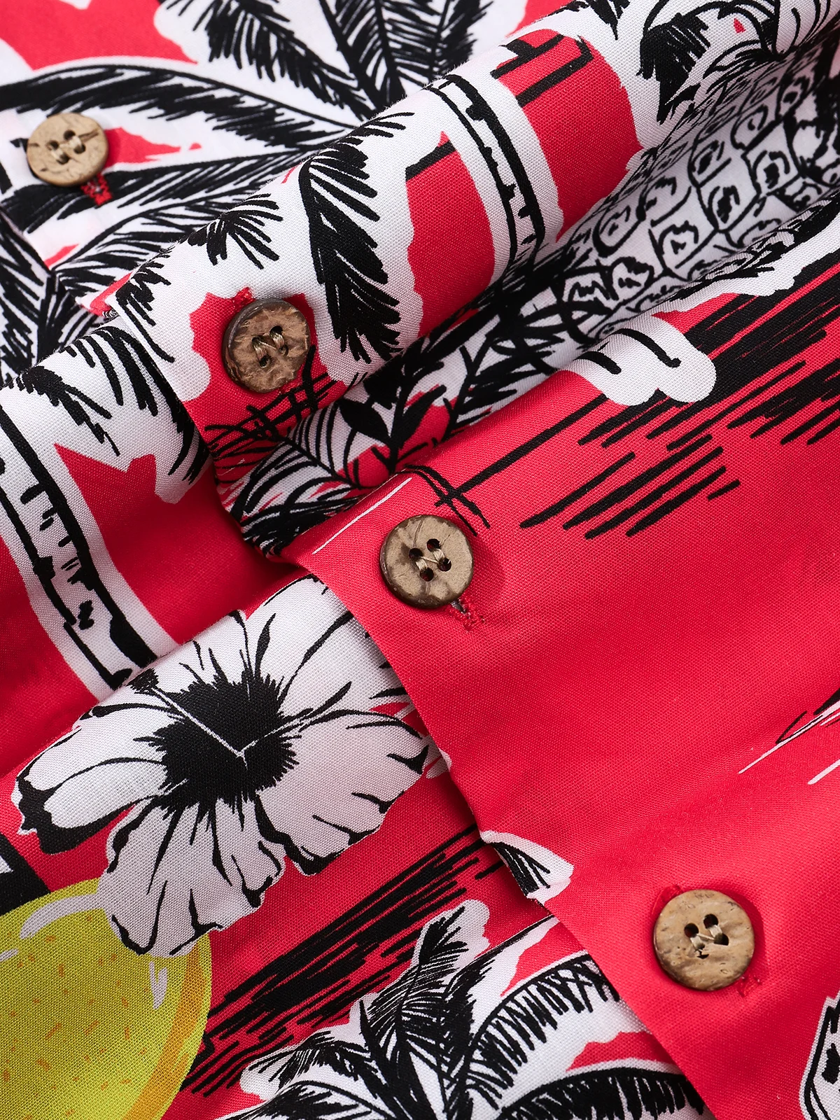 Hardaddy® Cotton Fancy Palm Aloha Shirt