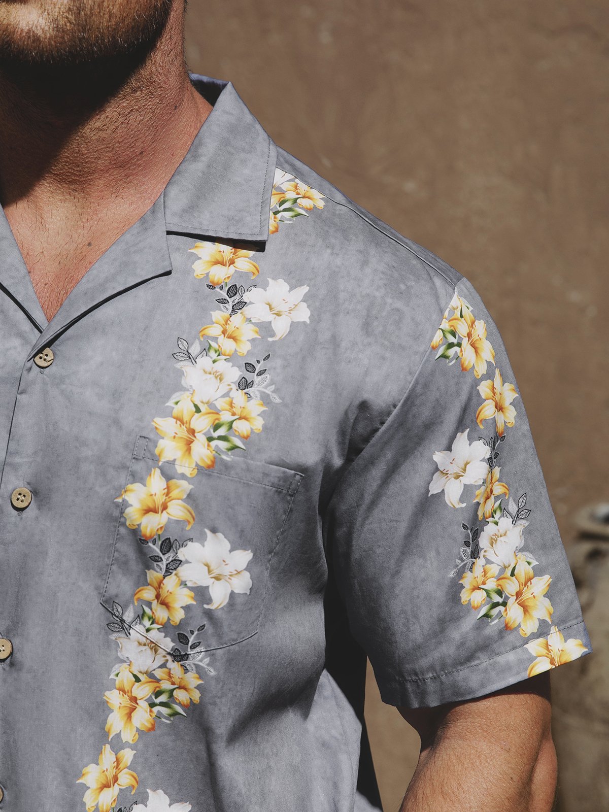 Hardaddy® Cotton Plants Aloha Shirt