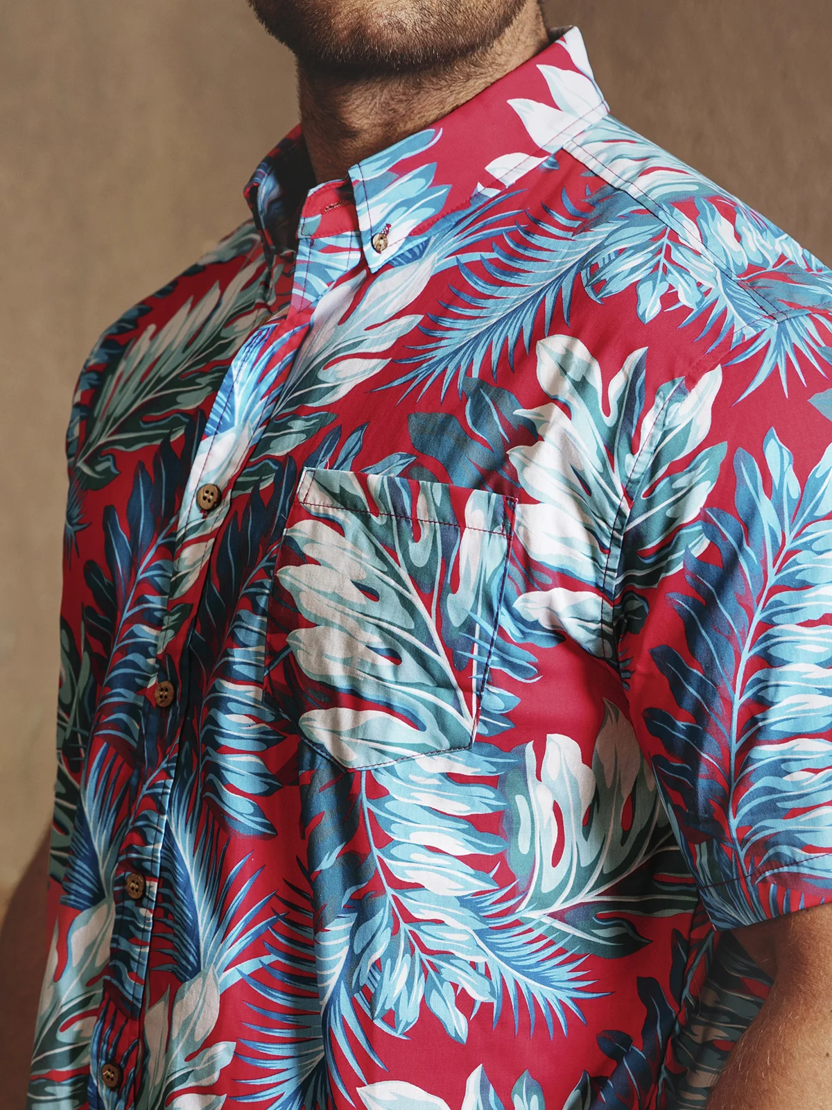 Hardaddy® Cotton Leaves Oxford Shirt