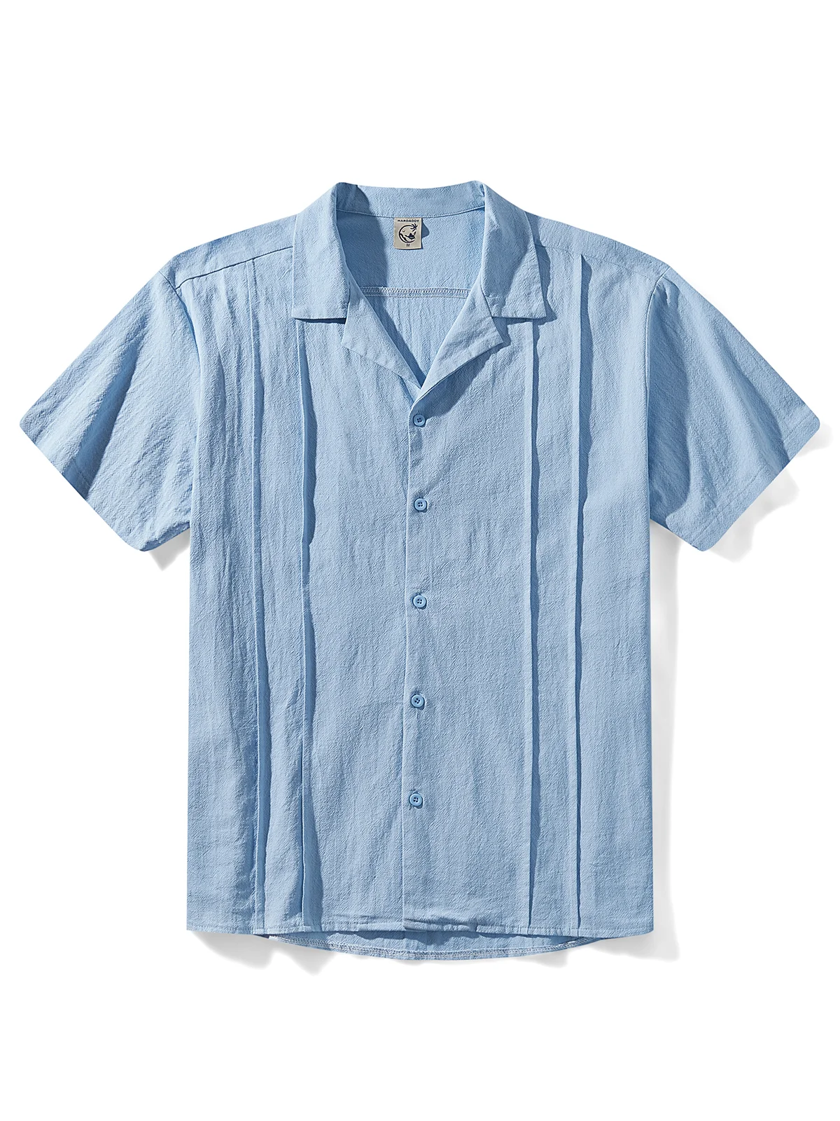 Hardaddy® Cotton Plain Pleated Guayabera Shirt