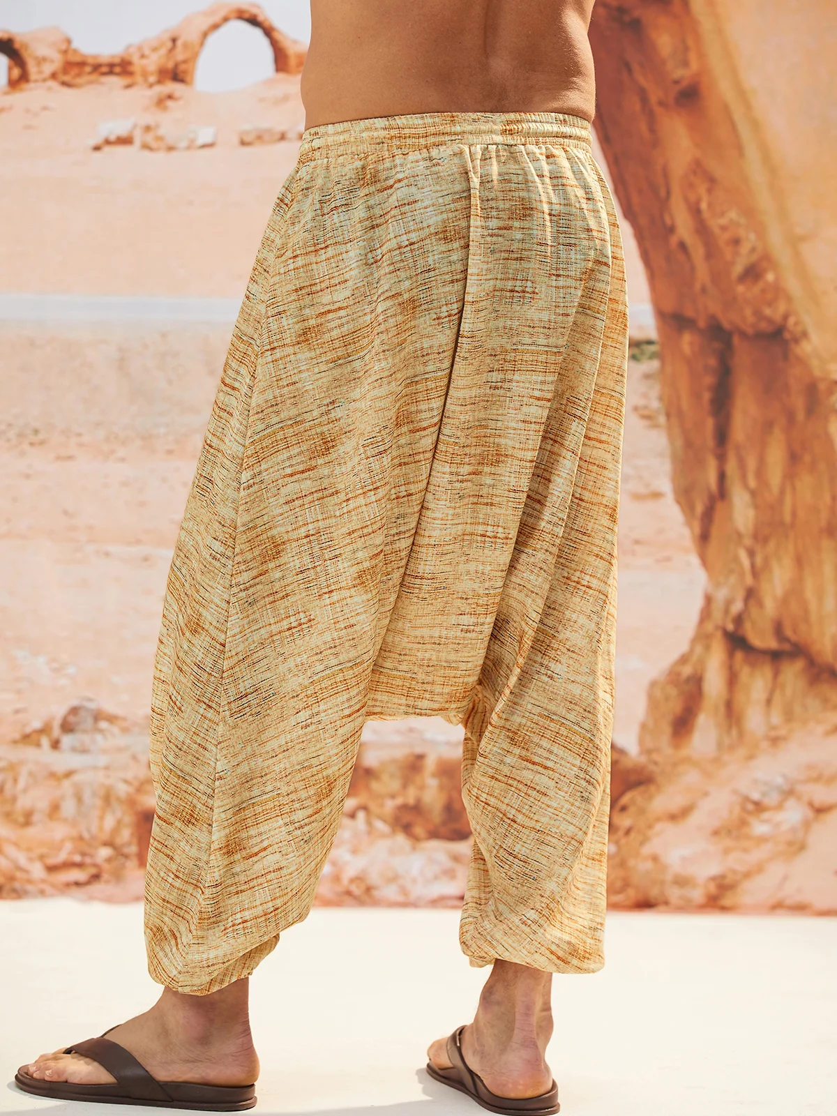 Hardaddy Casual Drawing Harem Pants