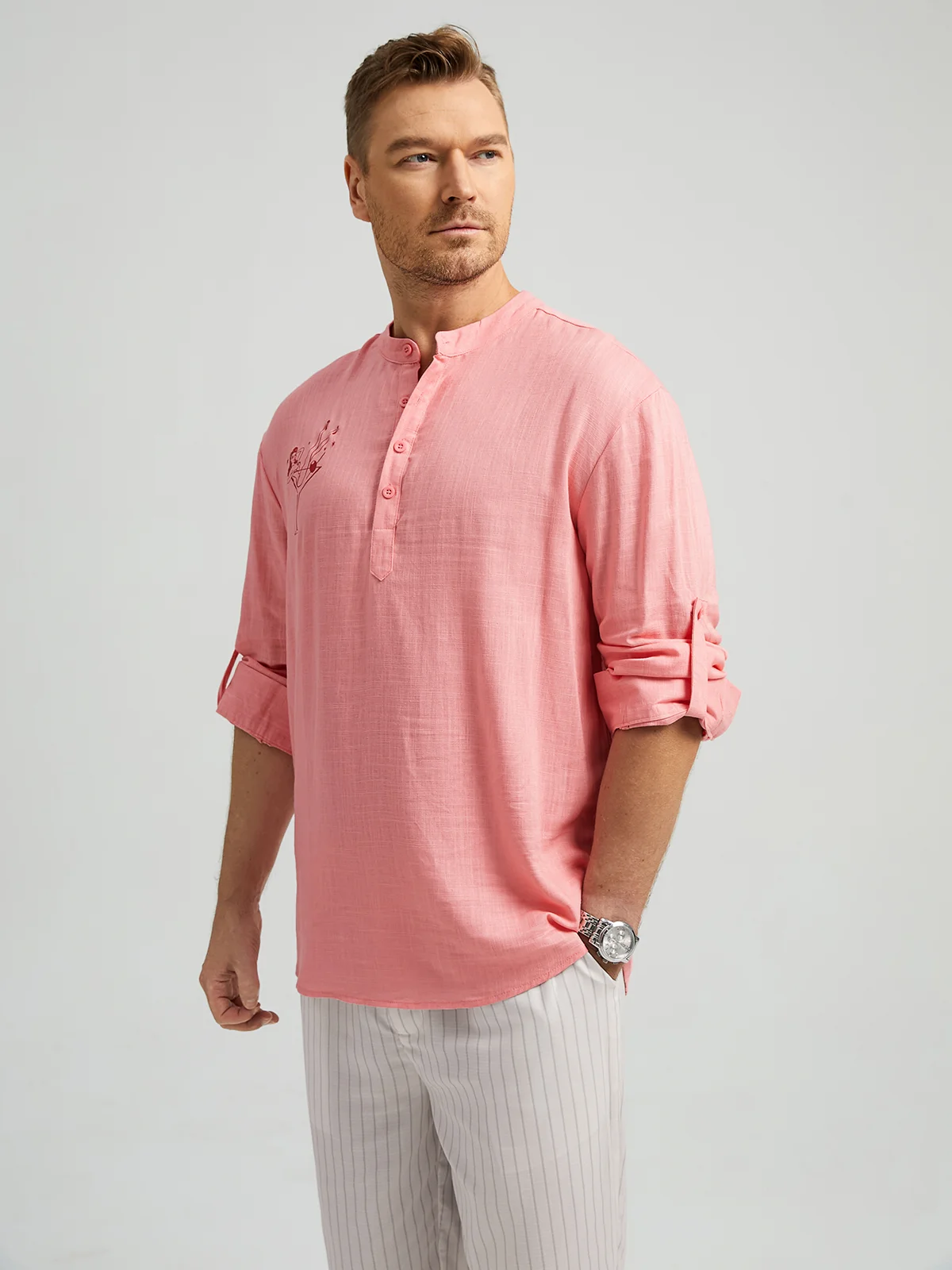 Hardaddy Cotton Cocktail Girl Long Sleeve Casual Shirt