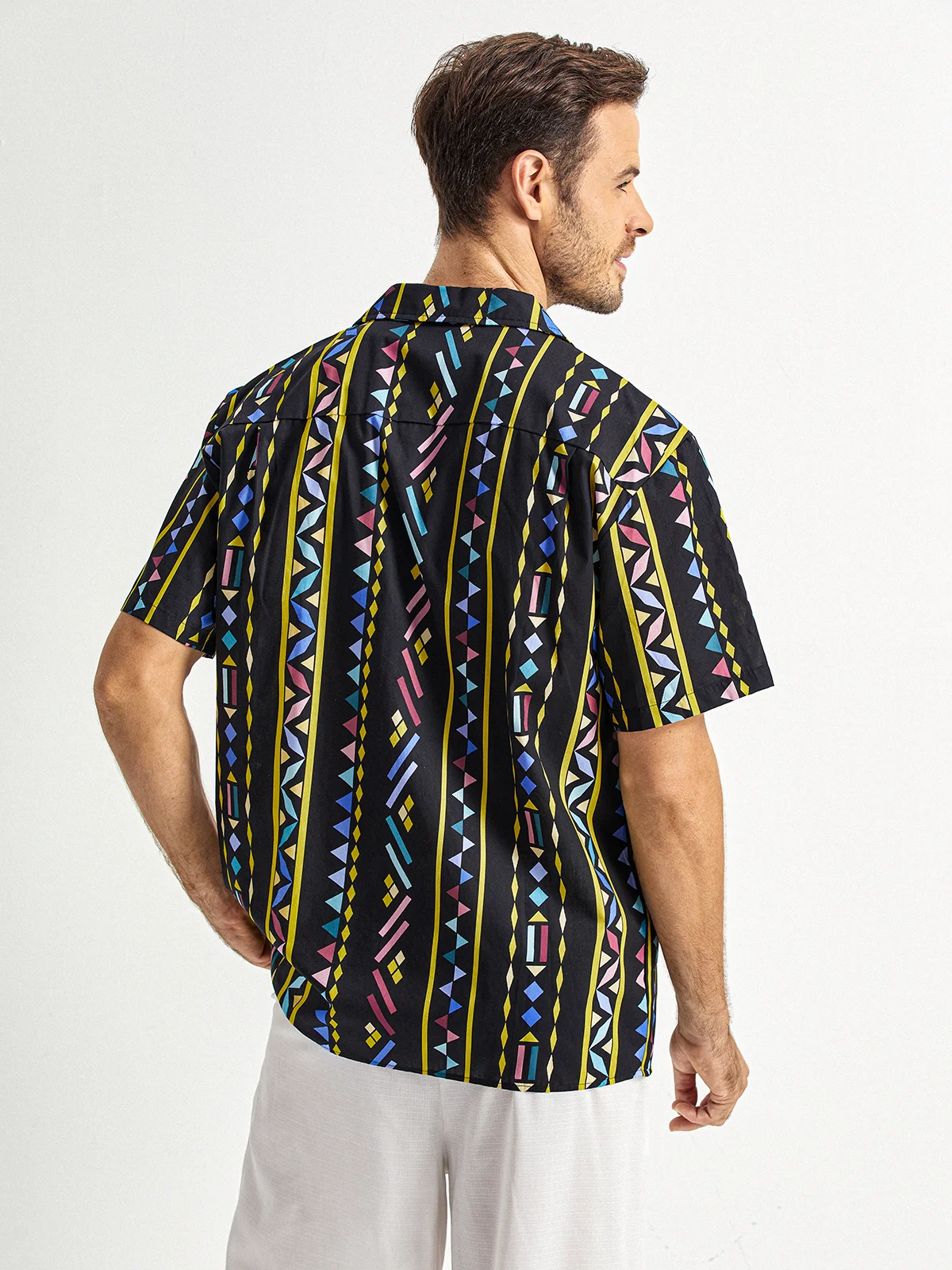 Hardaddy® Cotton Geomatric Resort Shirt