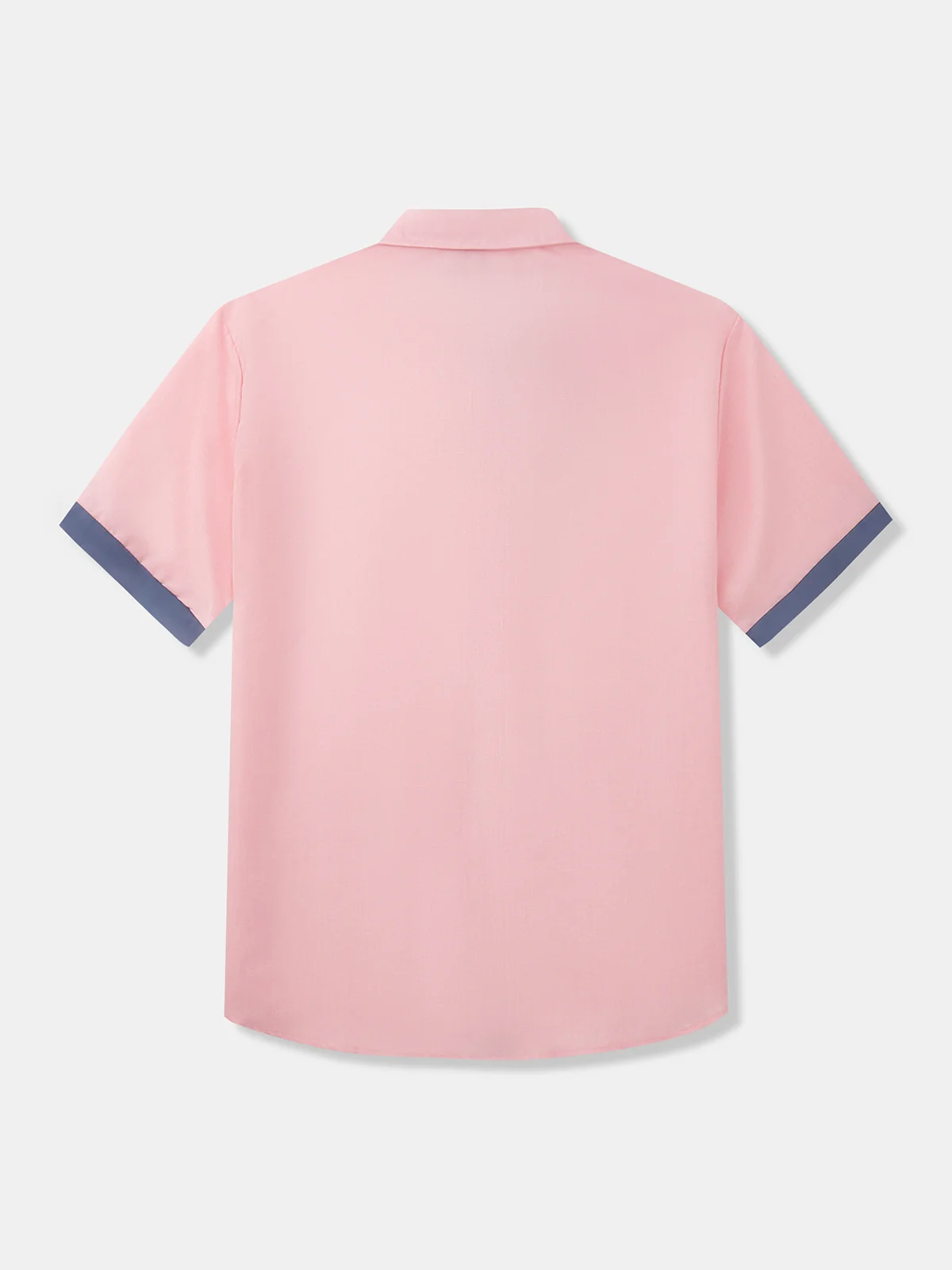 Hardaddy Contrast Stitching Short Sleeve Casual Shirt