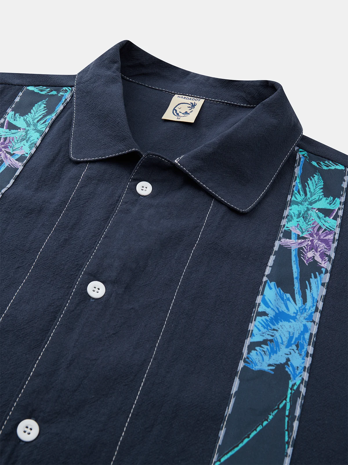Hardaddy Cotton Printed Short Sleeve Cigar Shirt