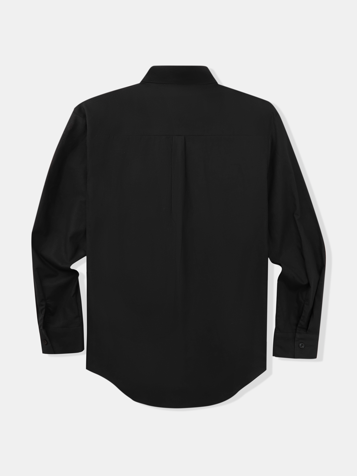 Hardaddy Cotton Plain Flap Pockets Long Sleeve Casual Shirt