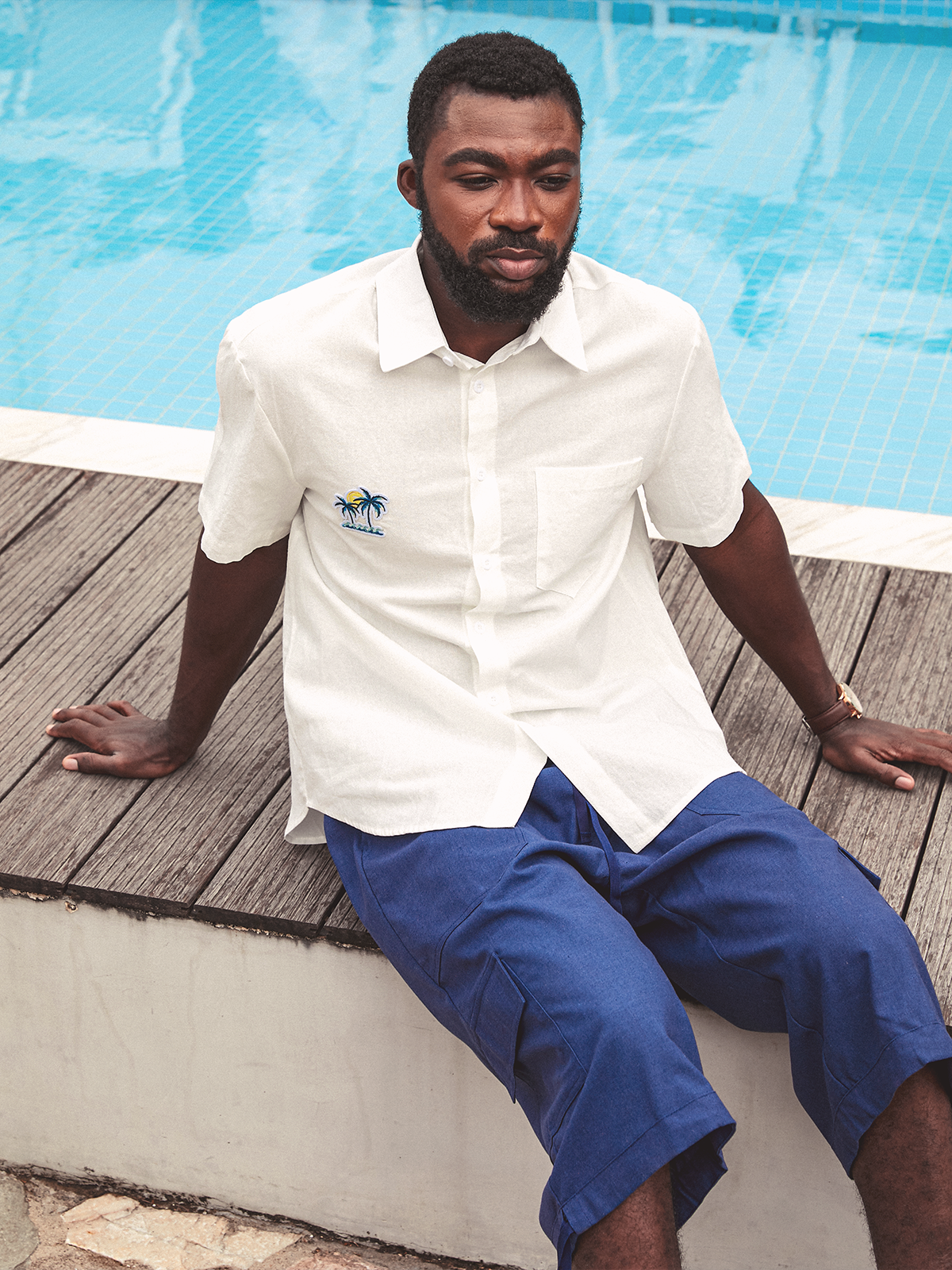 Hardaddy Plain Casual Cargo Shorts