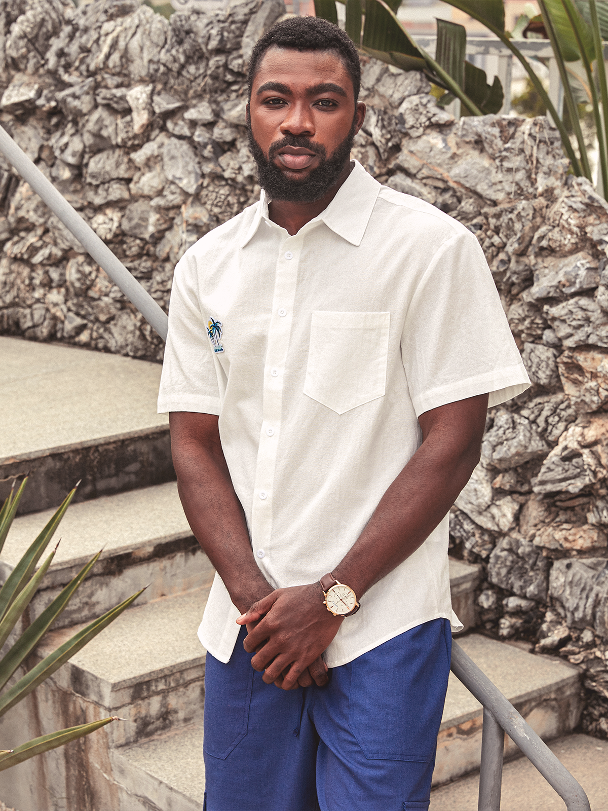 Hardaddy Plain Casual Cargo Shorts