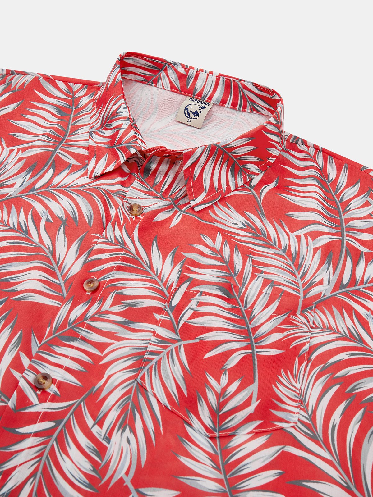 Floral Chest Pocket Long Sleeve Casual Shirt