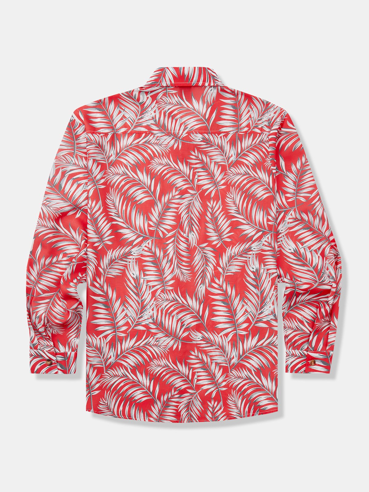 Floral Chest Pocket Long Sleeve Casual Shirt