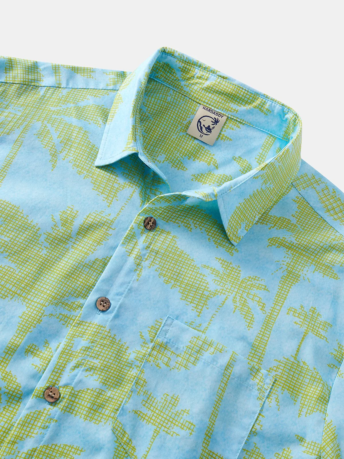 Hardaddy® Cotton Palm Tree Resort Shirt