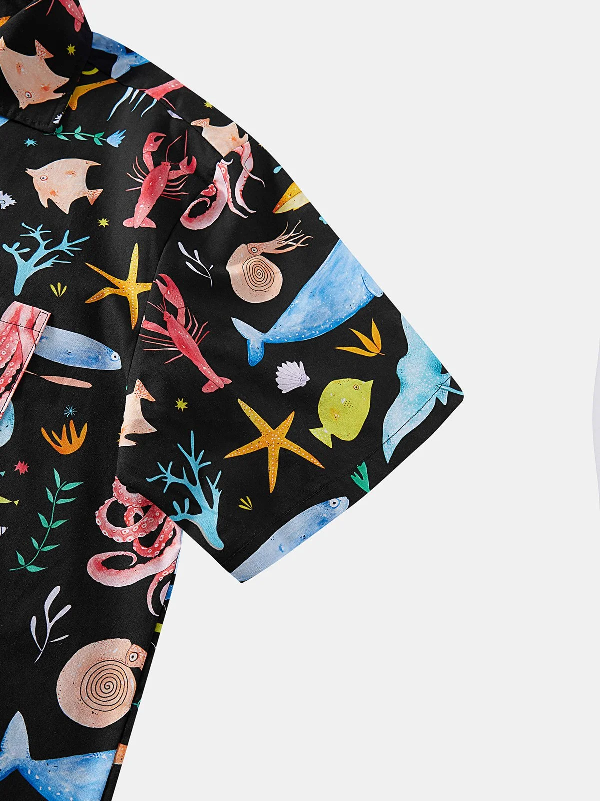 Hardaddy® Cotton Marine Life Aloha Shirt