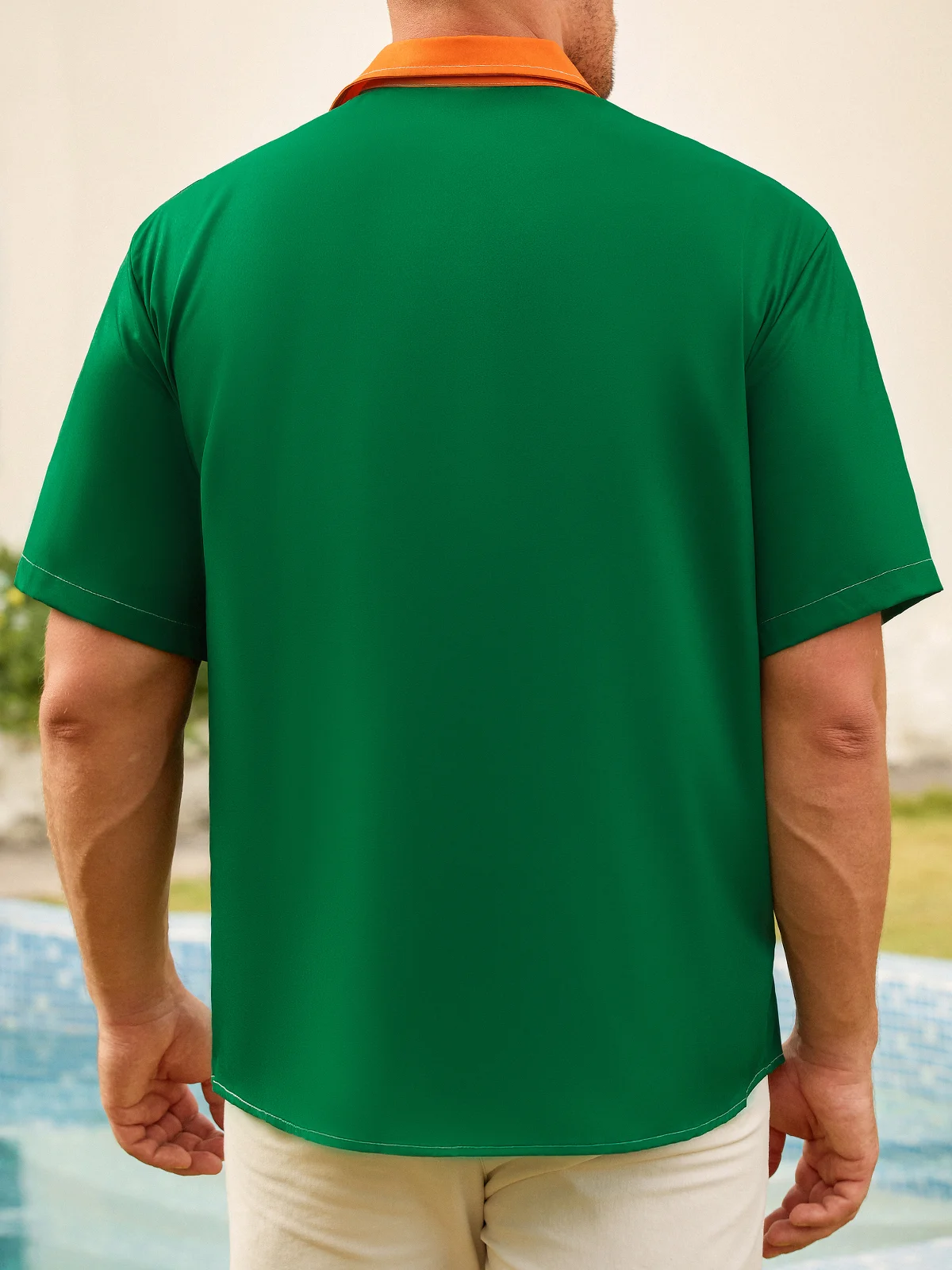 Hardaddy Hawaiian Button Up Shirt for Men St. Patrick's Day Lucky Clover Regular Fit Short Sleeve Bowling Shirt St Paddy's Day Shirt