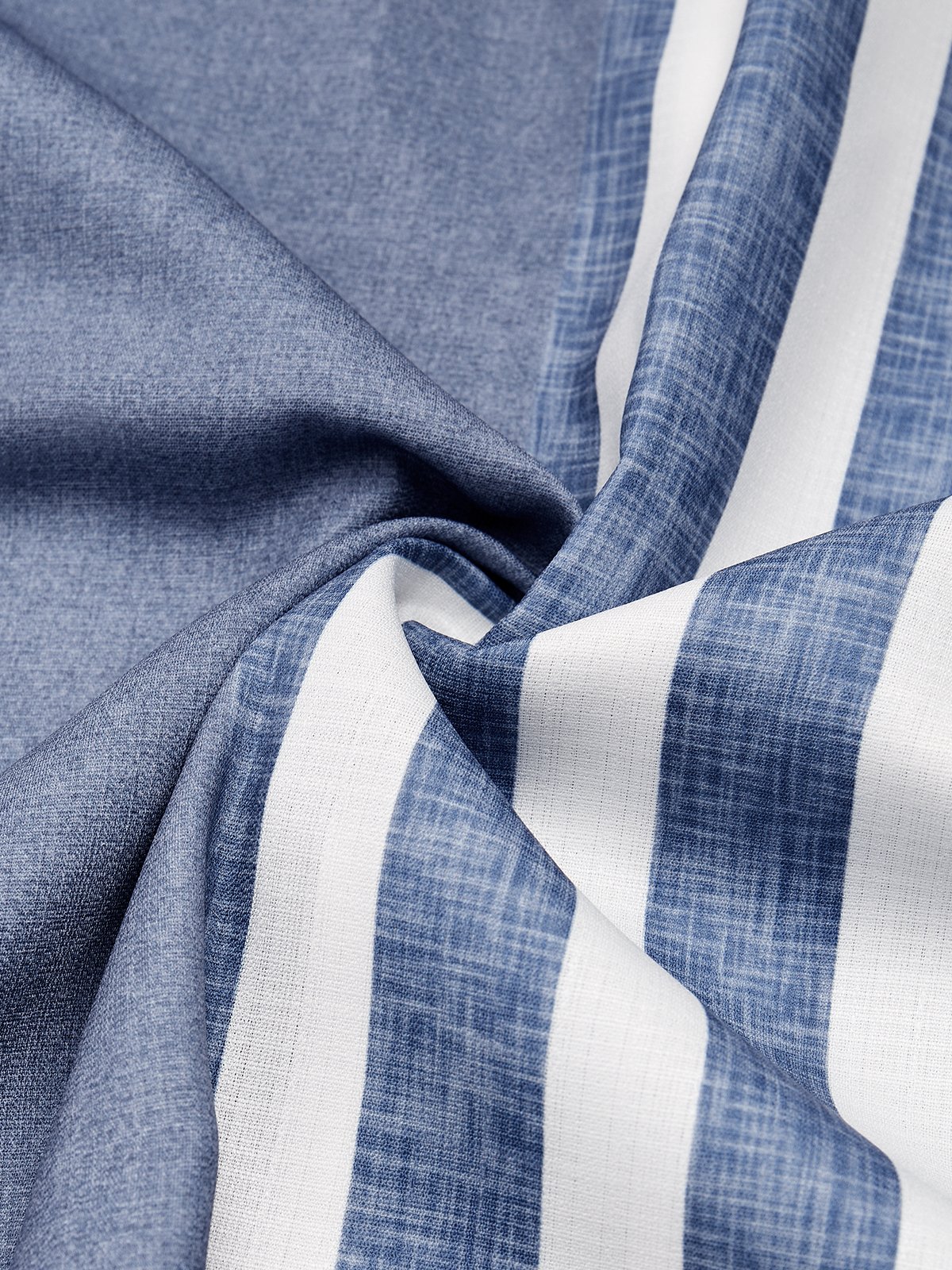 Hardaddy Striped Contrast Color Long Sleeve Shirt Casual Style Lapel Collar Top