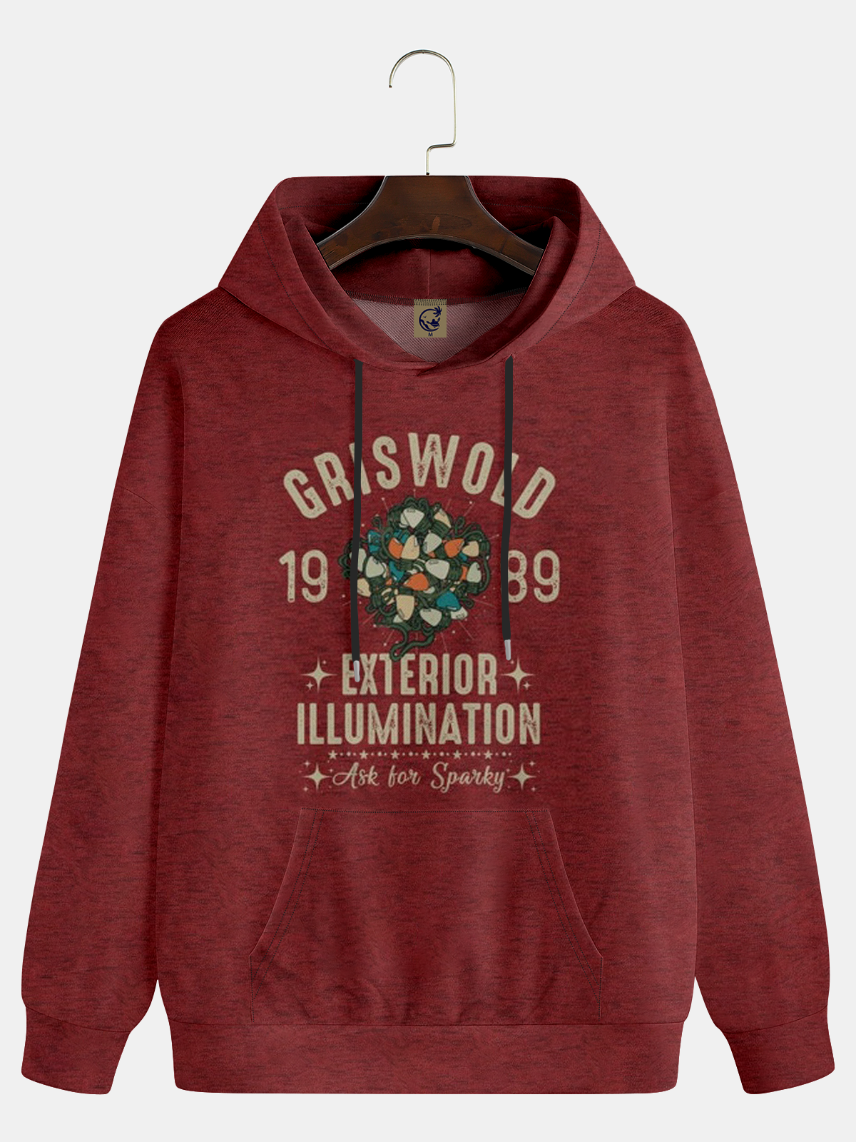 Hardaddy Christmas Text Letters Hoodie Sweatshirt