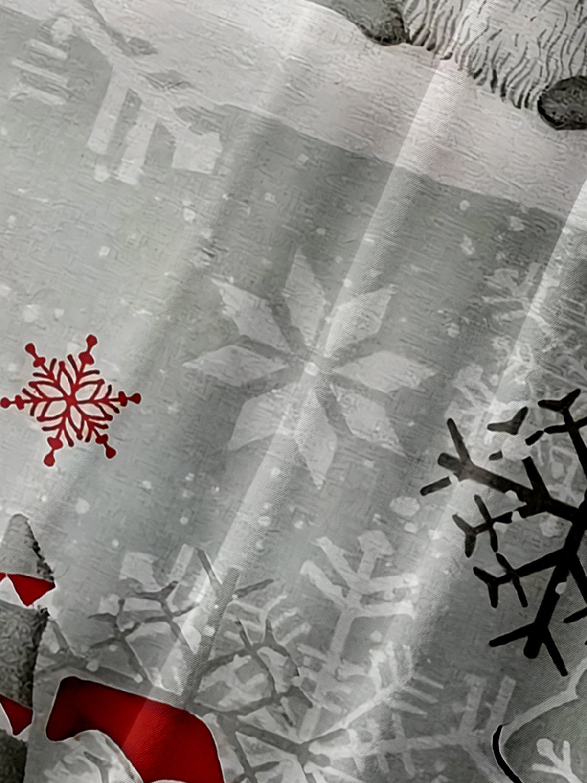 Christmas Gnomes Chest Pocket Short Sleeve Casual Shirt