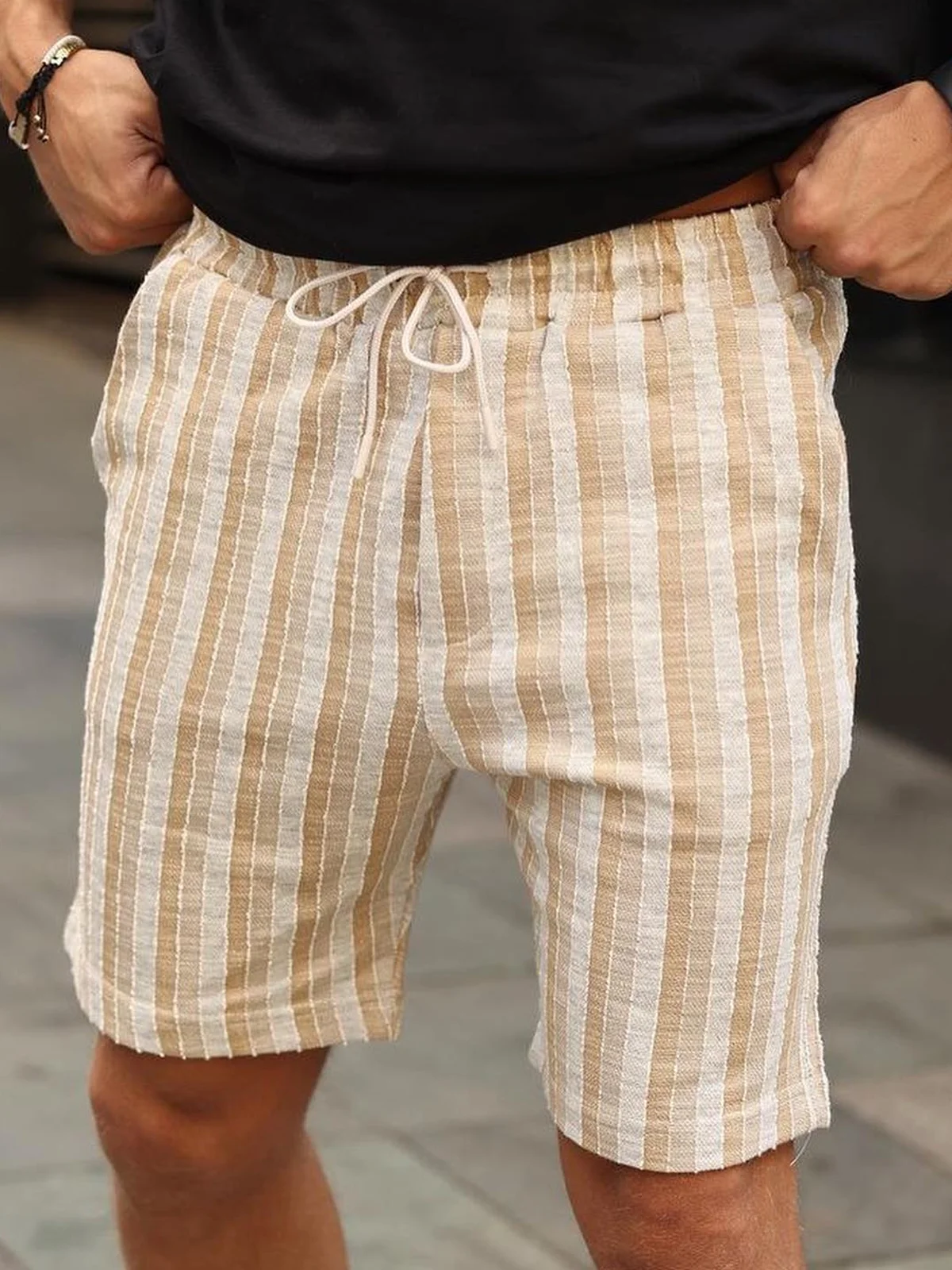 Stripes Essential Drawing Bermuda Short