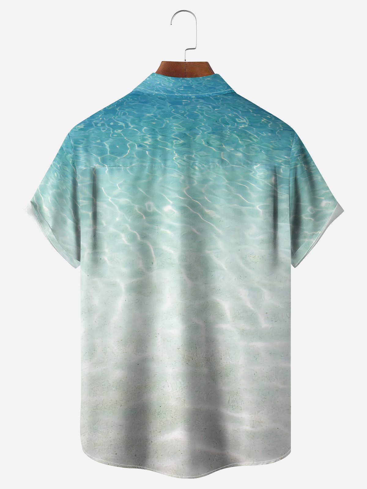 Hardaddy Sea Turtle Chest Pocket Short Sleeve Hawaiian Shirt