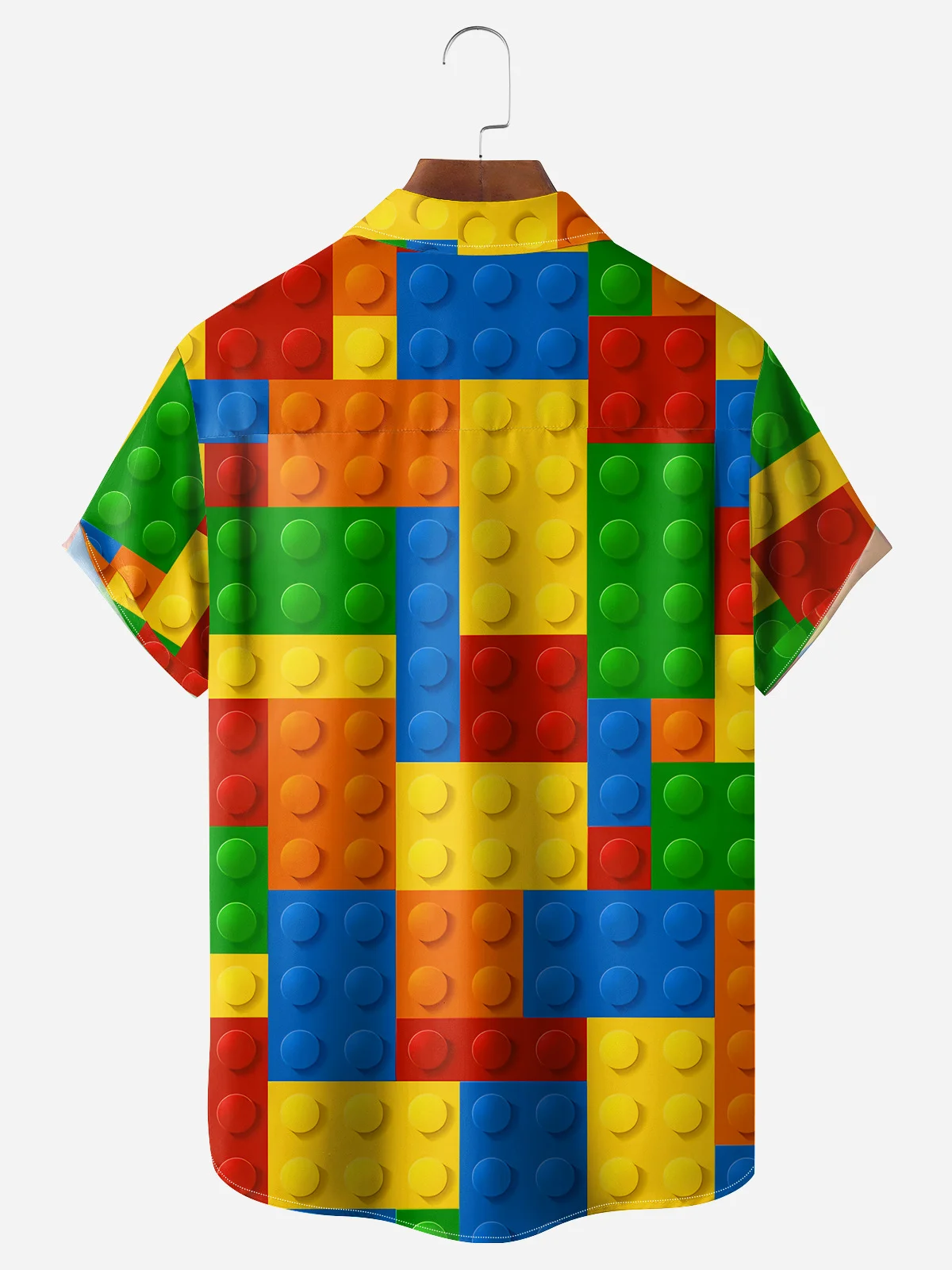 Hardaddy Minifigures Chest Pocket Short Sleeve Casual Shirt