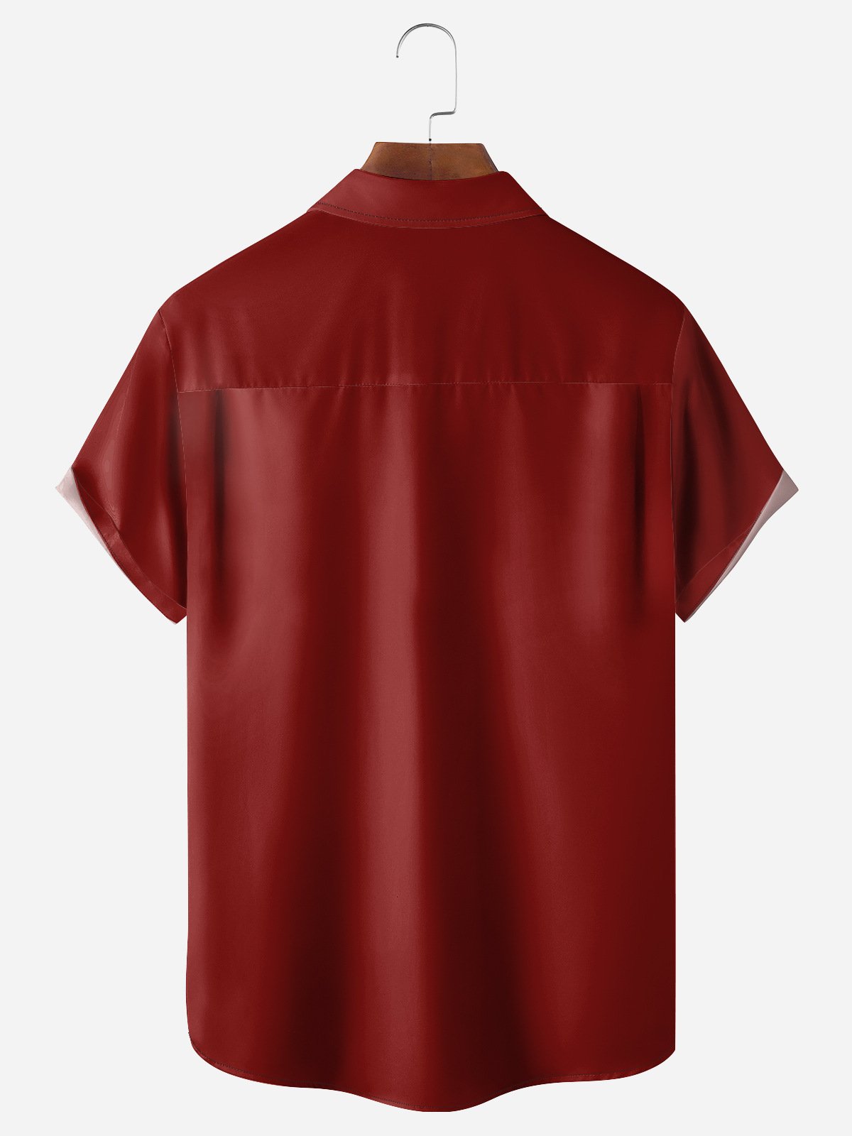 Hardaddy Poker Cards Chest Pocket Short Sleeve Bowling Shirt