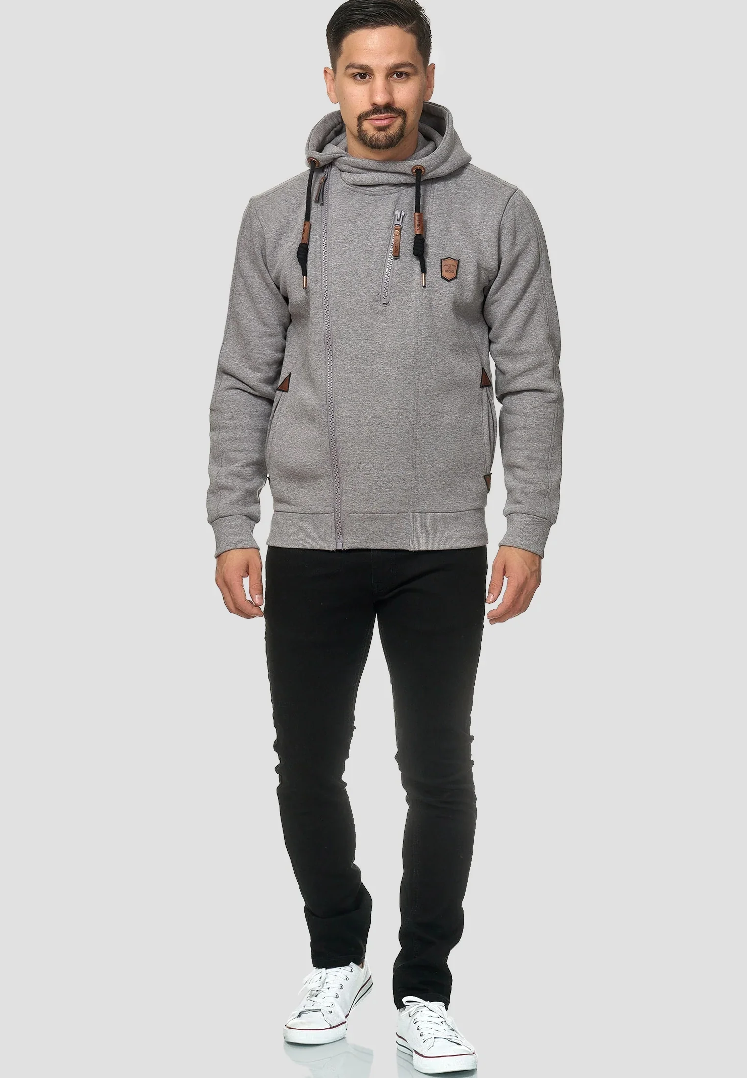 Cotton-Blend Zip-up Sweatshirts