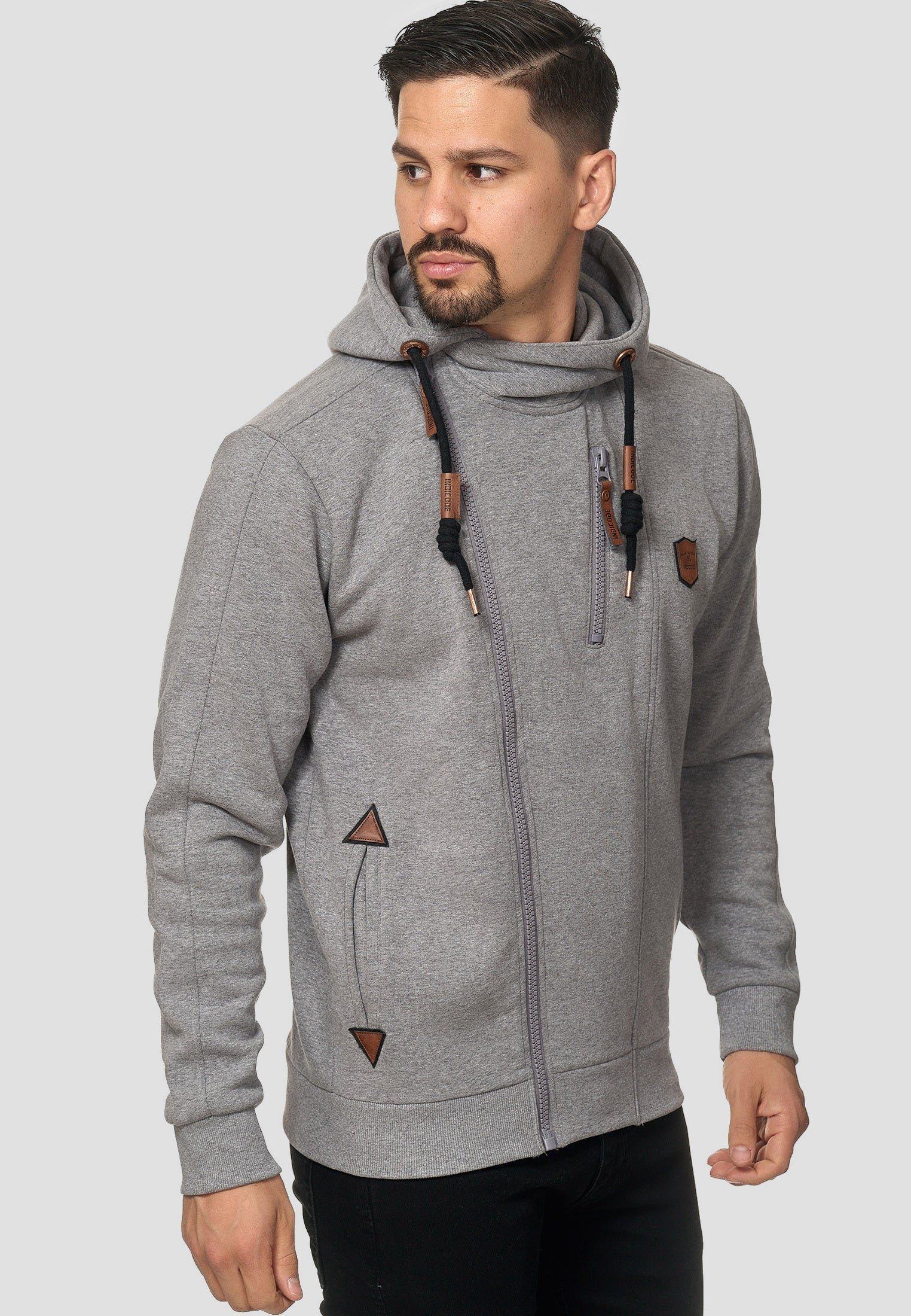 Cotton-Blend Zip-up Sweatshirts