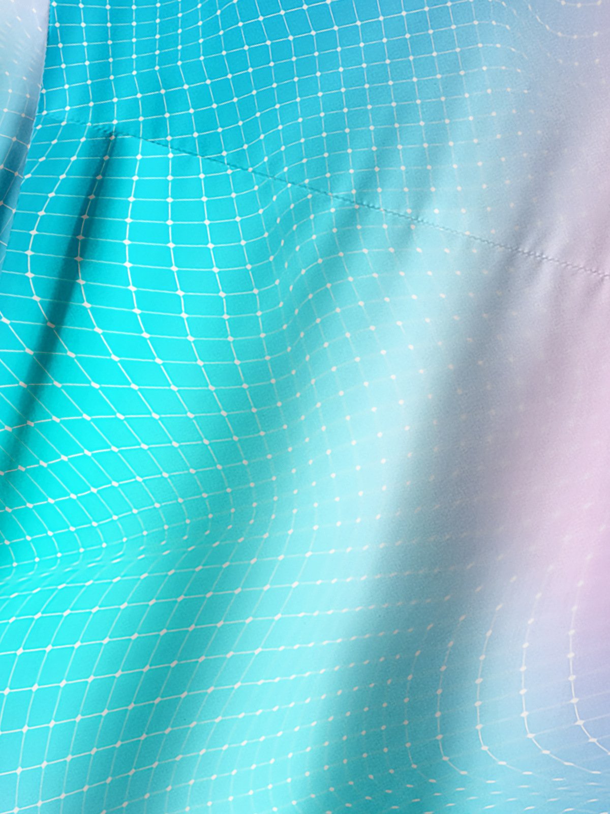 Gradient Pattern Chest Pocket Short Sleeve Shirt