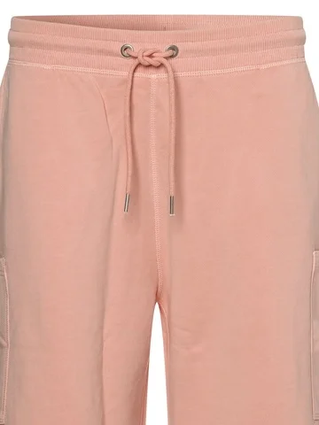 Plain Elastic-Waist Sweatshorts