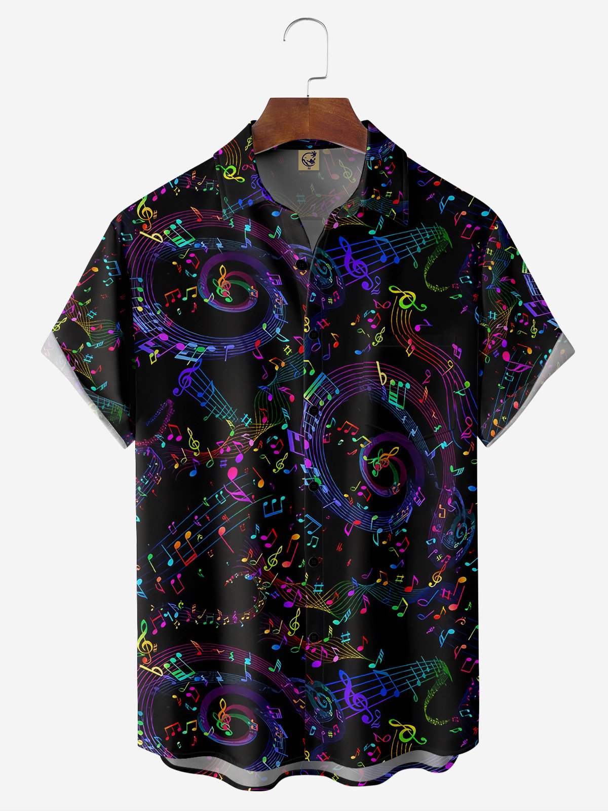 Music Chest Pocket Short Sleeve Shirt
