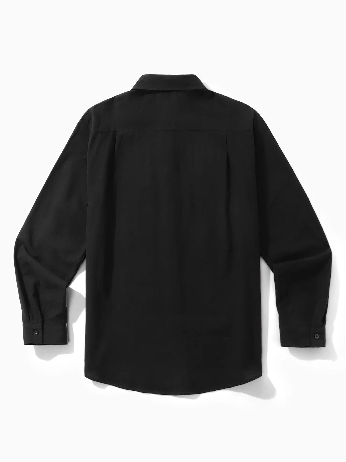 Hardaddy Big Size Cotton Chest Pocket Long Sleeve Shirt
