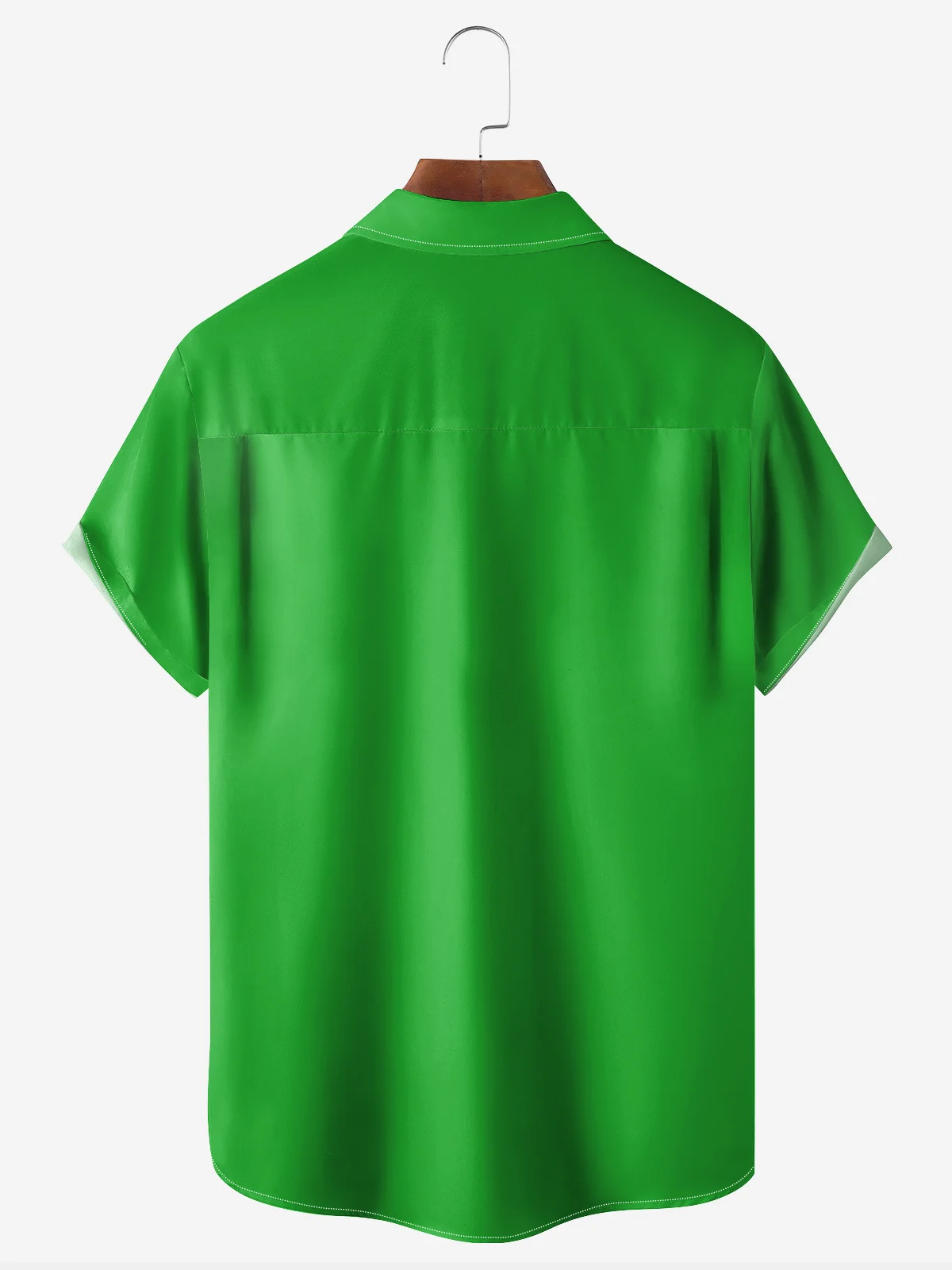 Alien Chest Pocket Short Sleeve Bowling Shirt