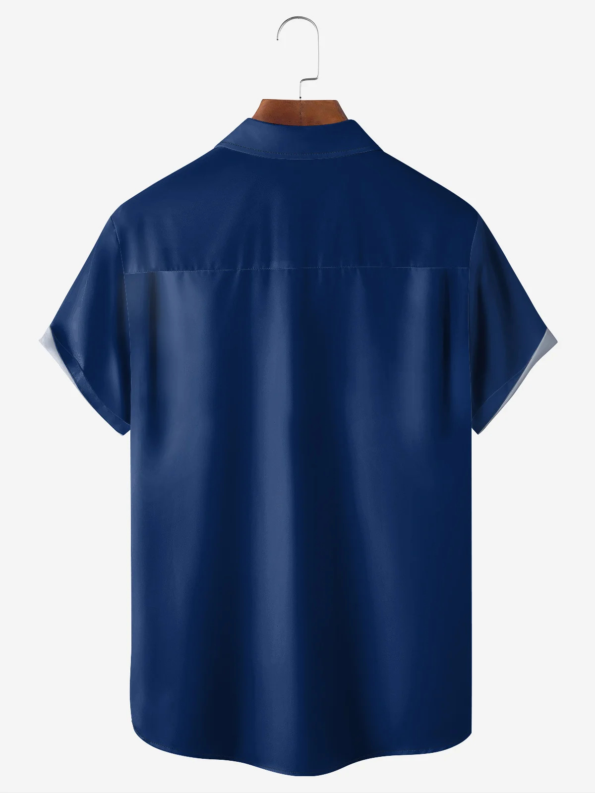 Hardaddy Geometric Chest Pocket Short Sleeve Bowling Shirt