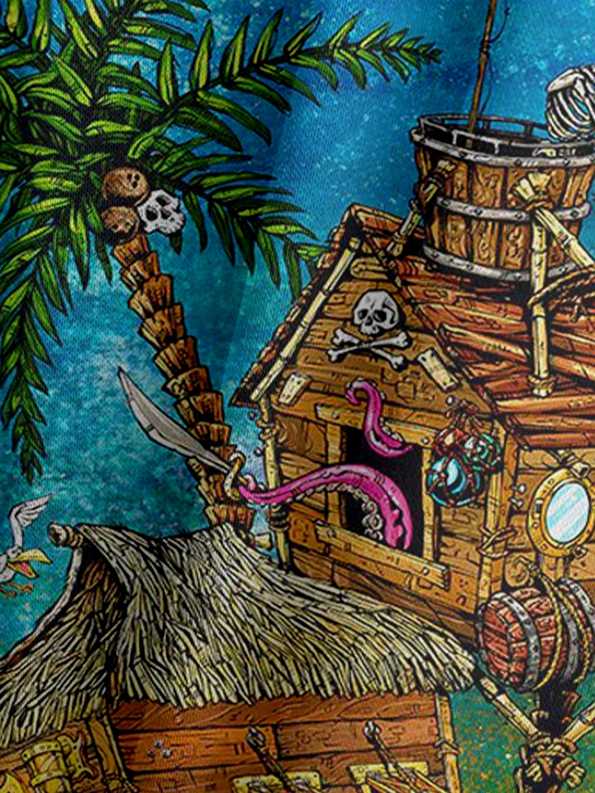 Rum Runners Resort Hoodie By David Lozeau