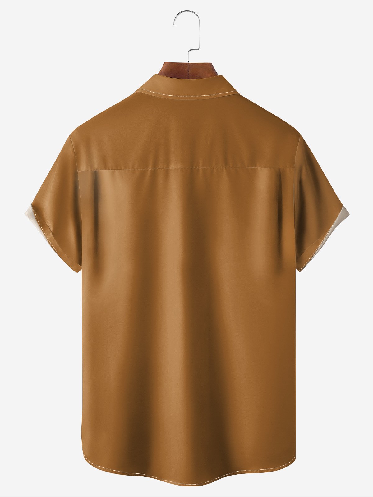 Hardaddy Groundhog Day Chest Pocket Short Sleeve Casual Shirt