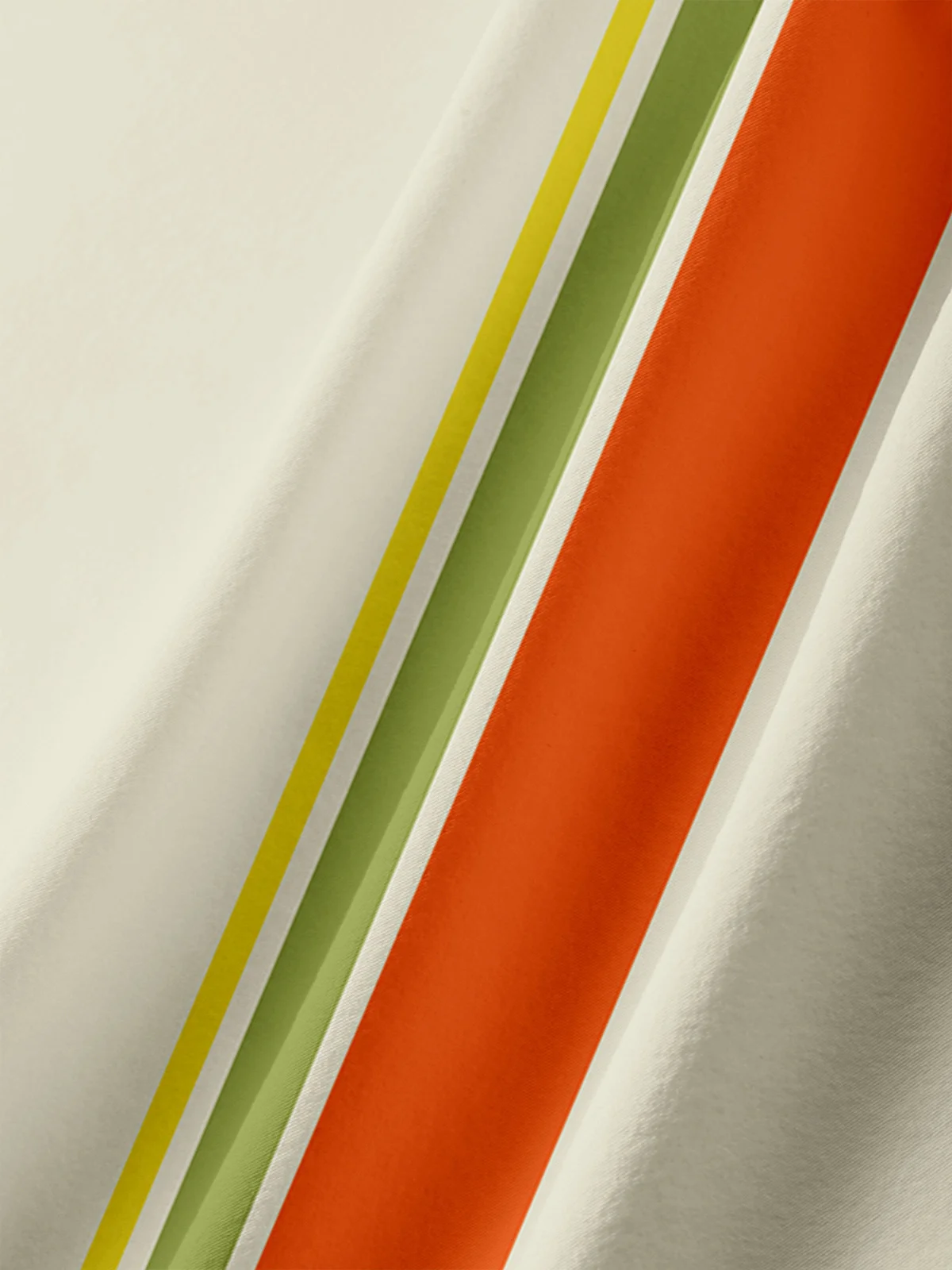 Hardaddy Casual Art Collection Geometric Stripes Color Block Pattern Lapel Short Sleeve Chest Pocket Shirt Print Top