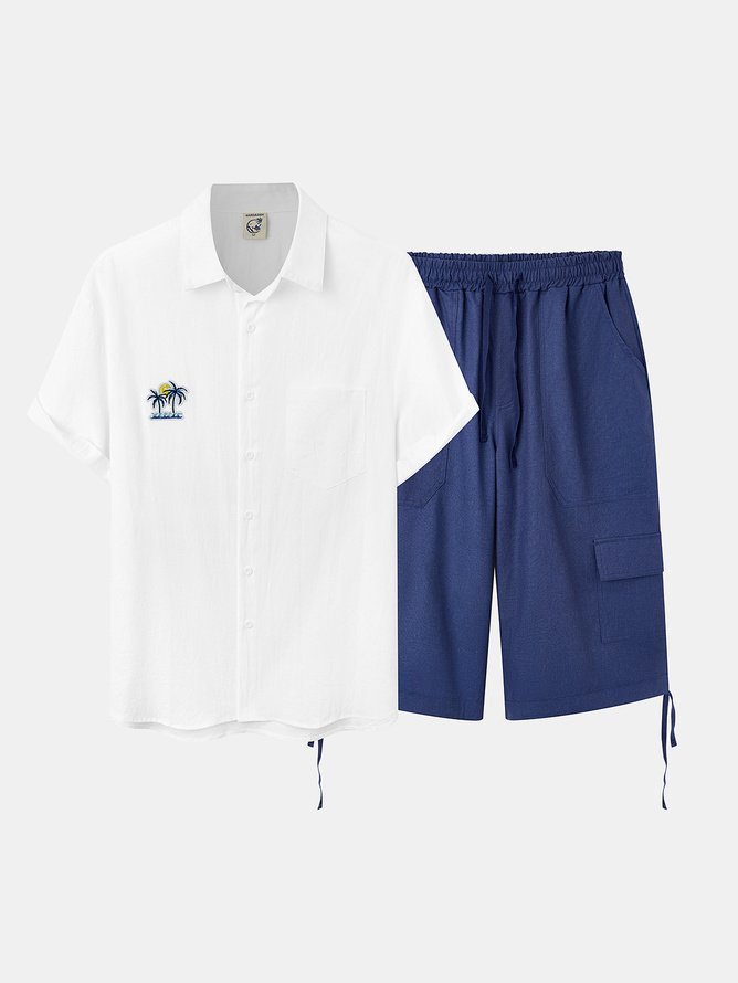 Hardaddy Plain Casual Cargo Shorts