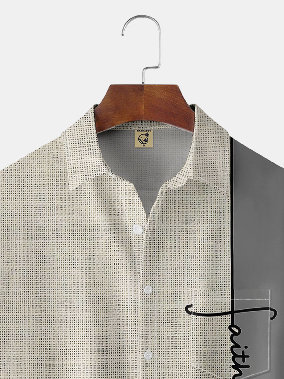 Hardaddy Shading The Crucifix Chest Pocket Short Sleeve Shirt