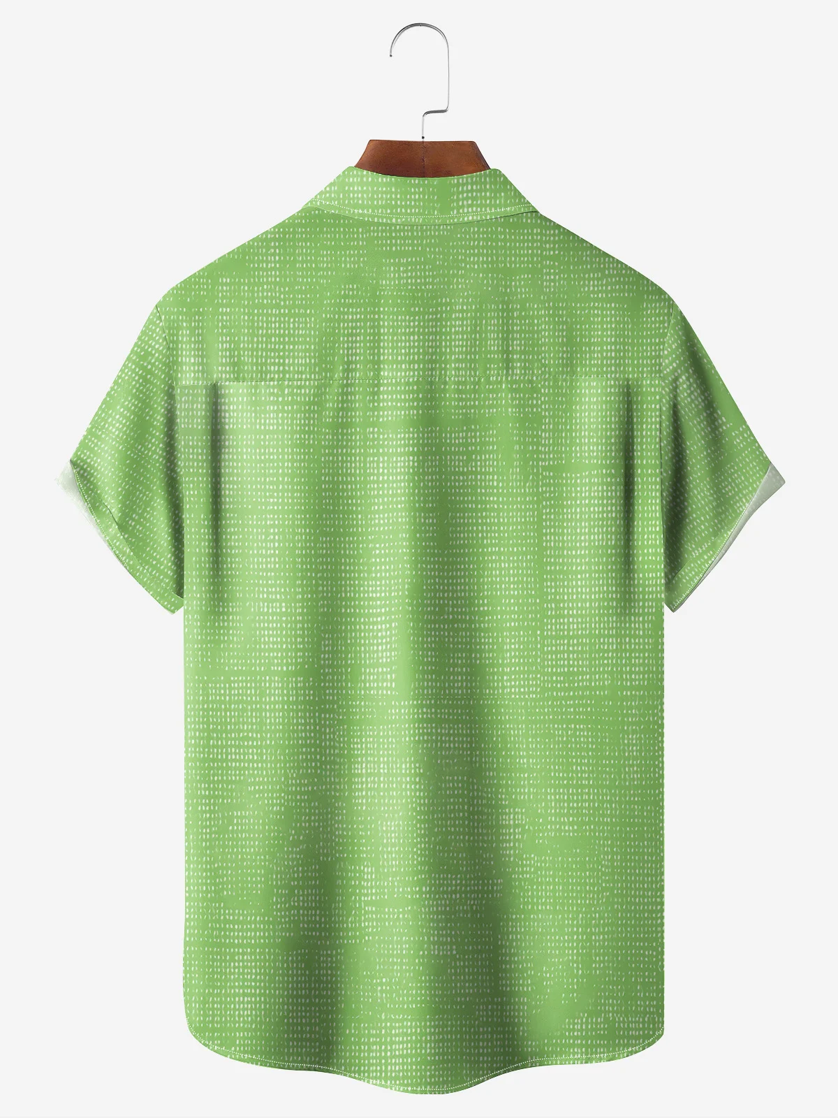 Hardaddy Hawaiian Button Up Shirt for Men Green St. Patrick's Day Lucky Clover Regular Fit Short Sleeve Bowling Shirt St Paddy's Day Shirt