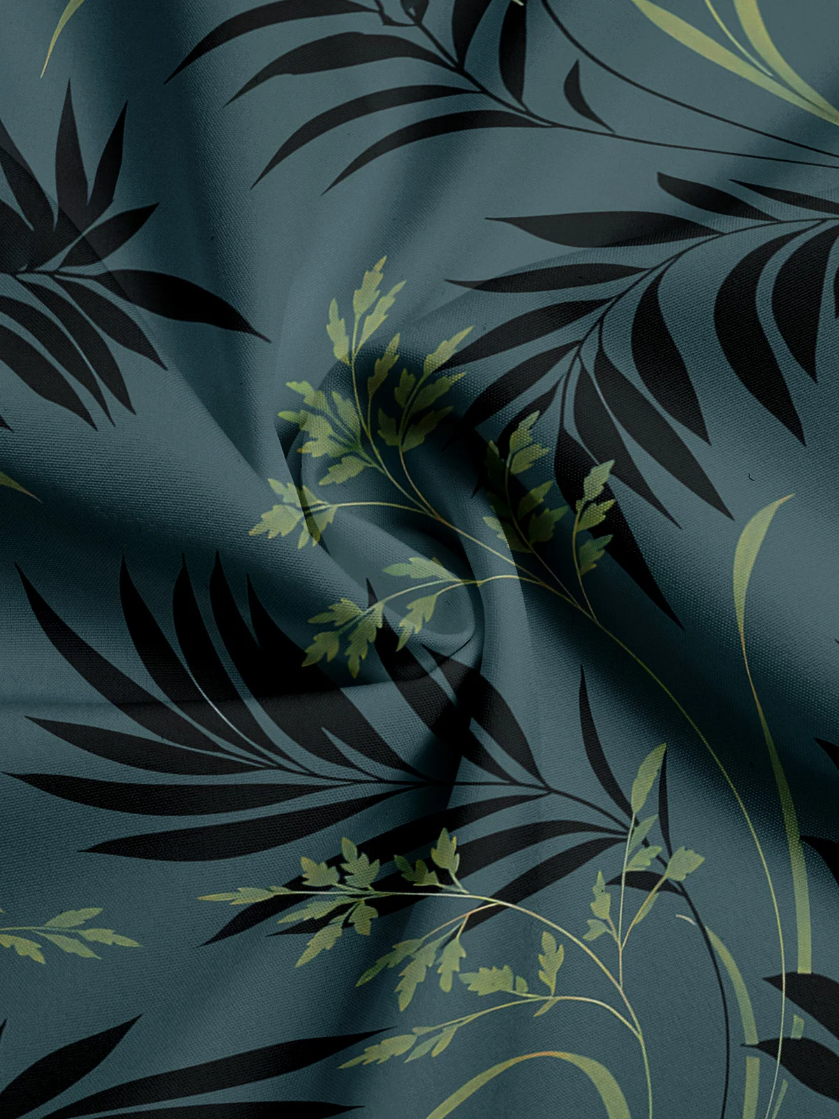 Hardaddy Palm Tree Leaf Shirt Men Summer Leaf Vacation Micro-Elasticity Daily Short Sleeve Regular H-Line Camp Collar Aloha Shirts