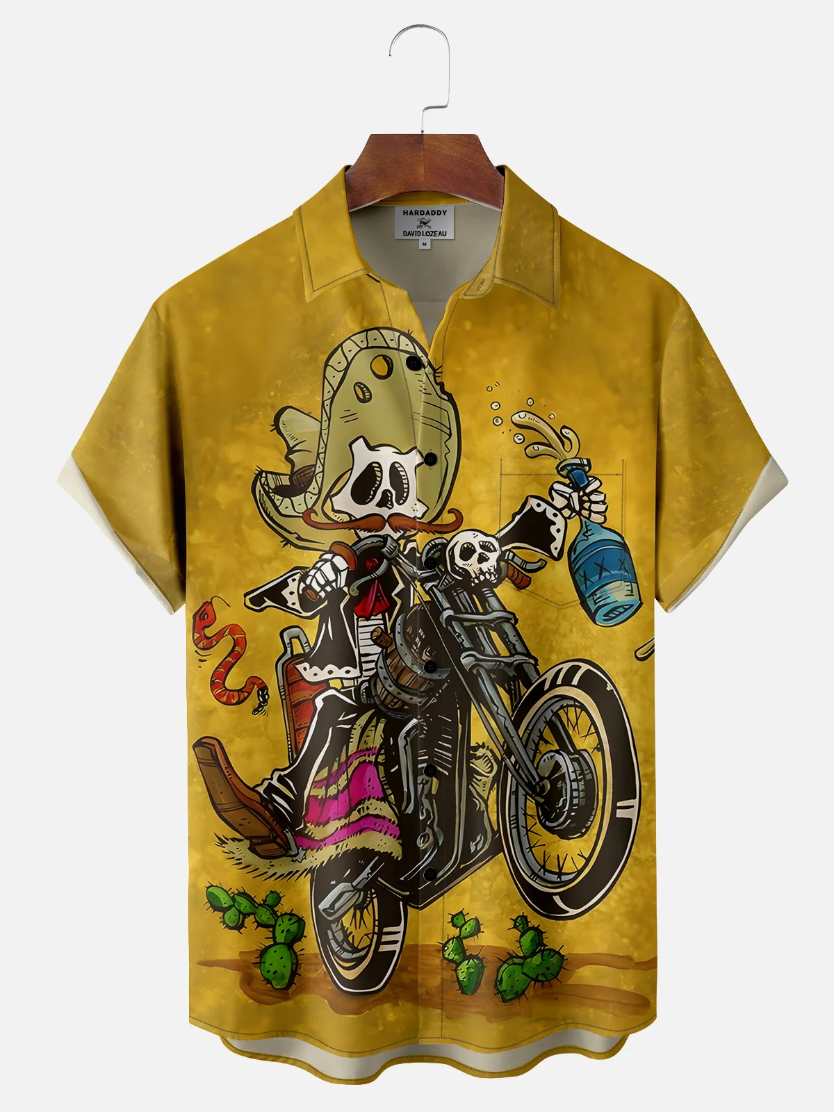 Tijuana Drunk Biker Shirt By David Lozeau