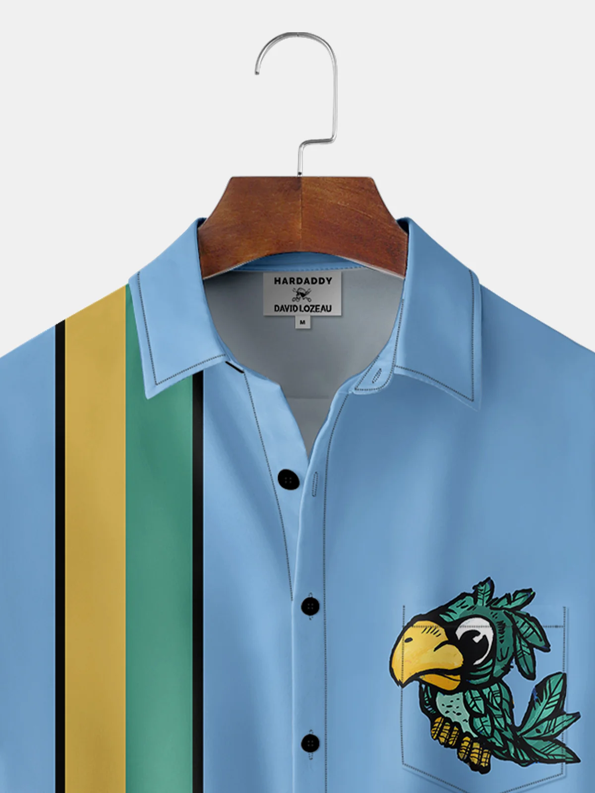 Parrot Bowling Shirt By David Lozeau