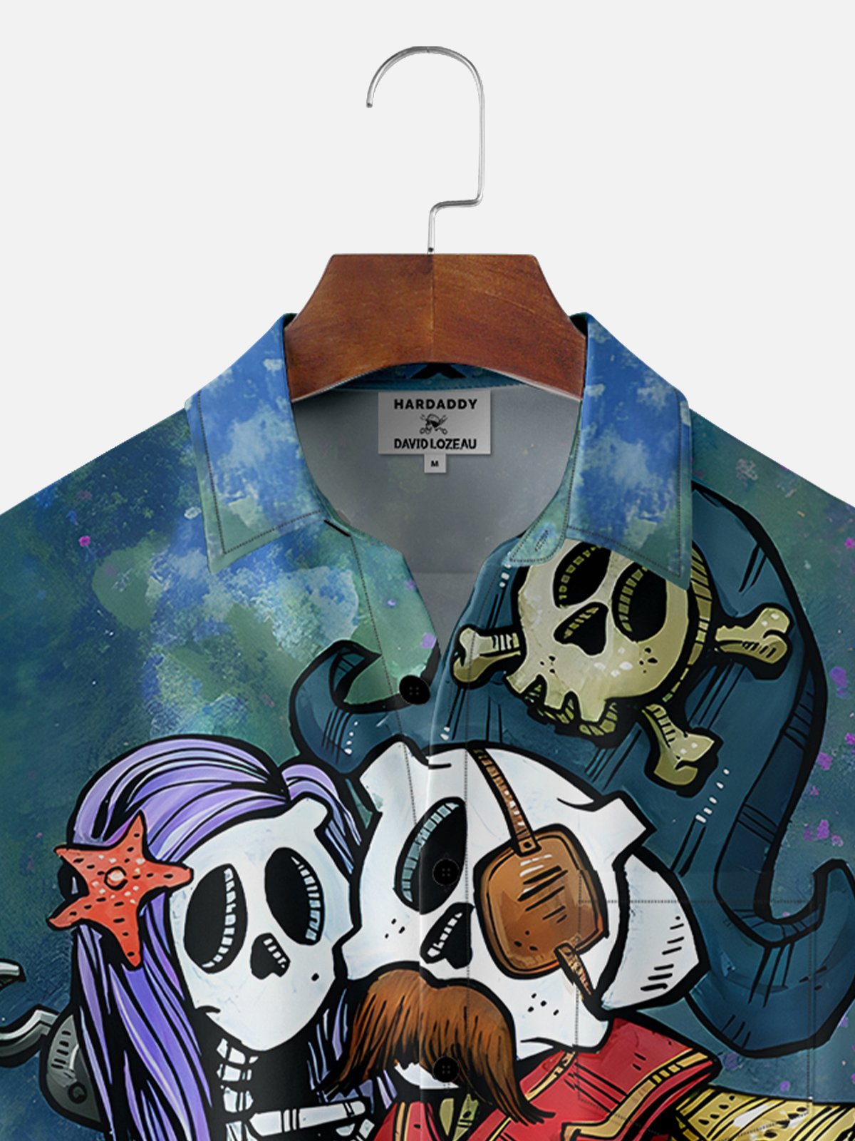 Captain And Teal Shirt By David Lozeau