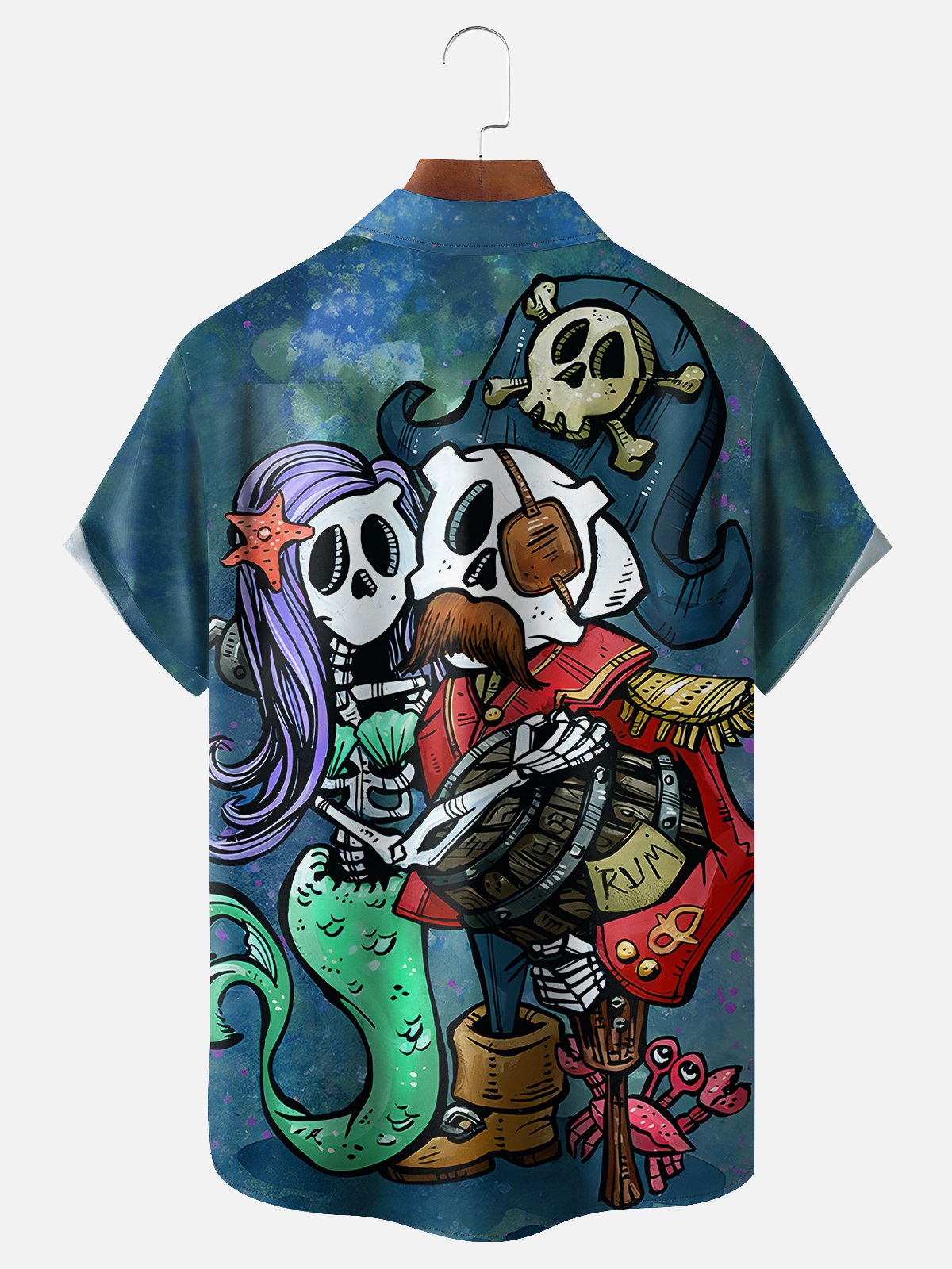 Captain And Teal Shirt By David Lozeau