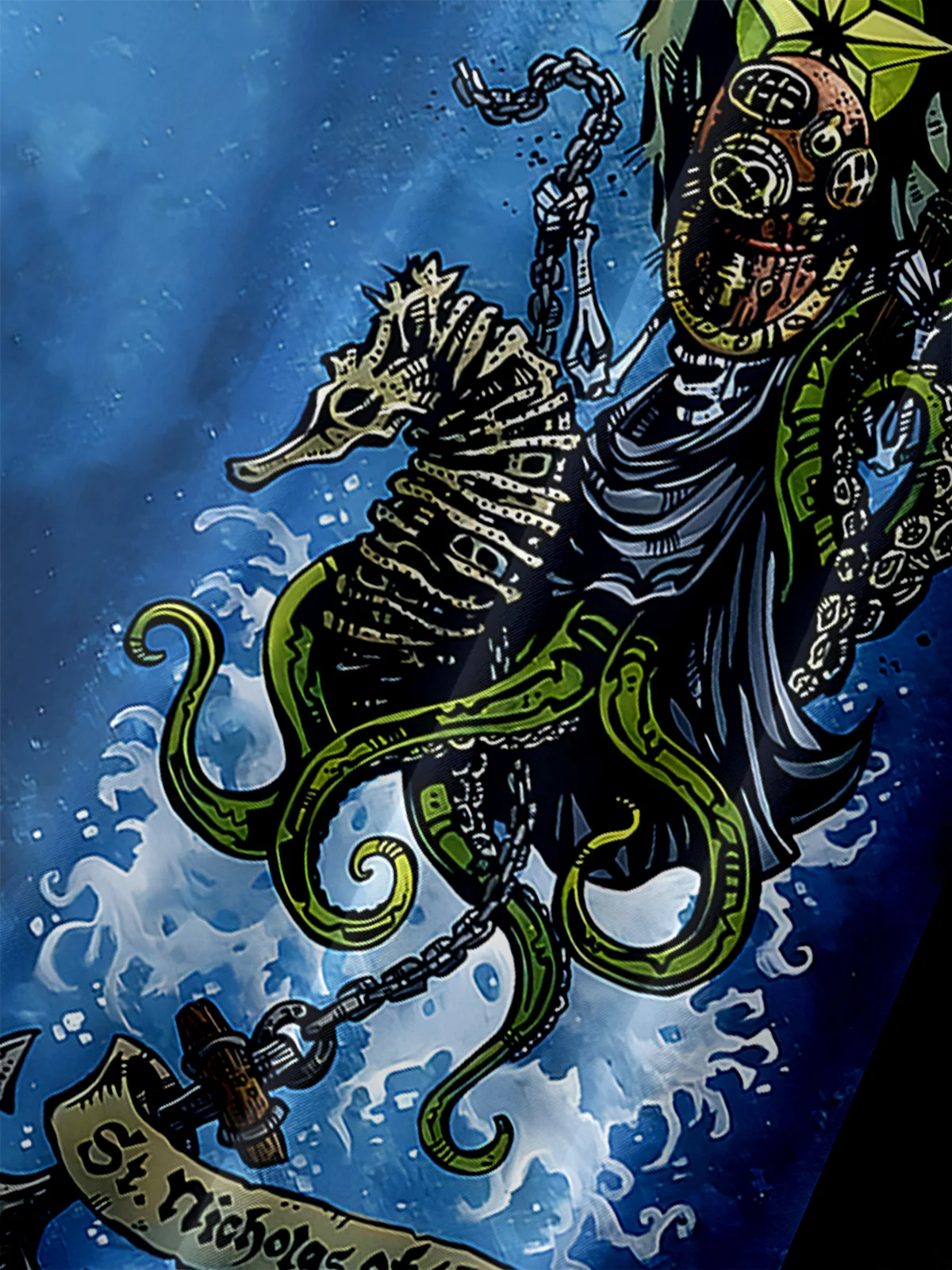Saint Nicholas Of The Sea Shirt By David Lozeau