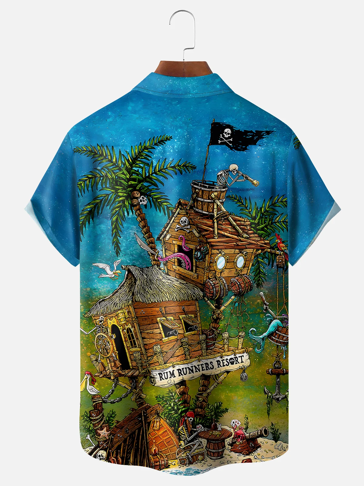 Rum Runners Resort Shirt By David Lozeau