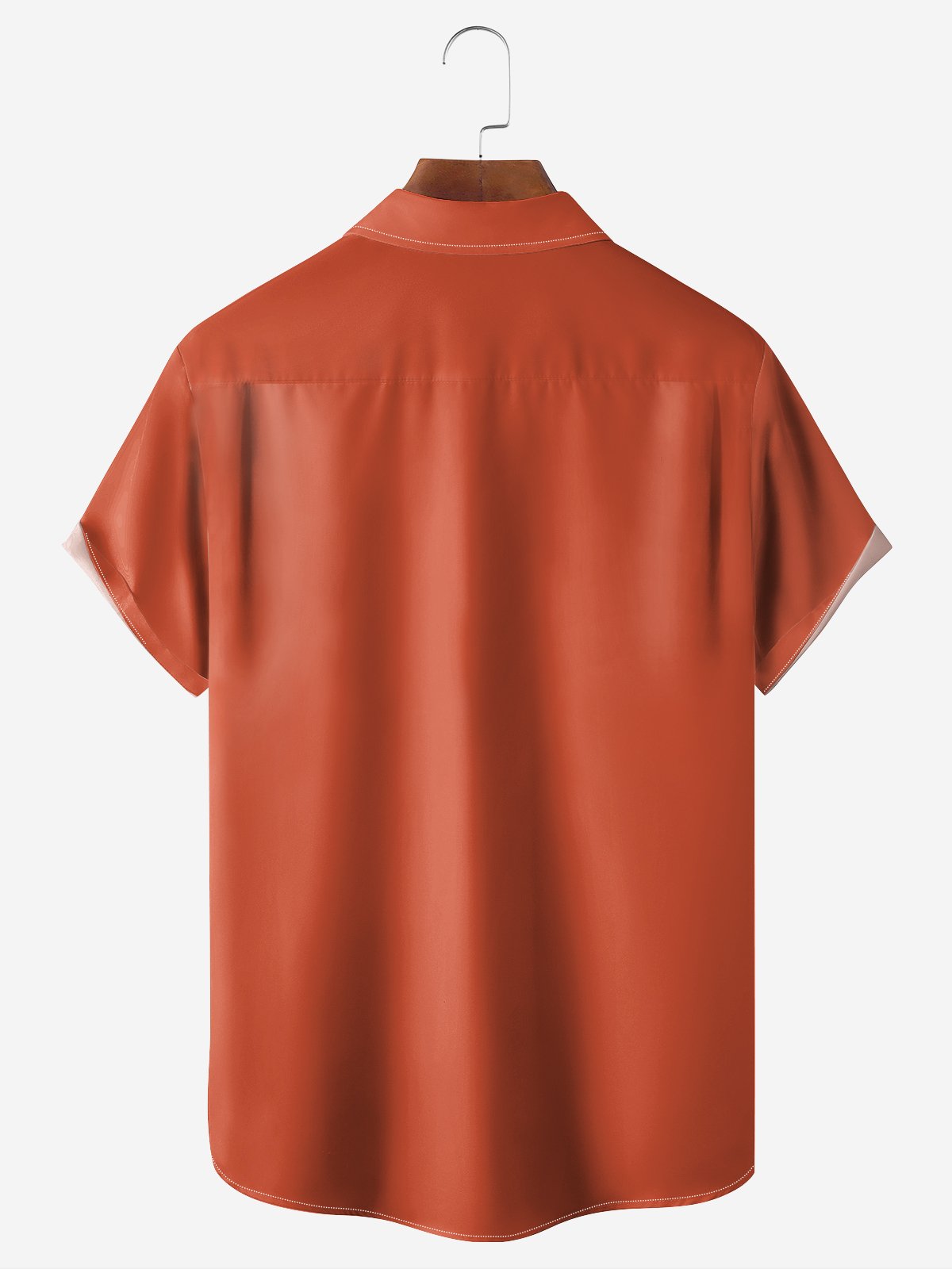 Moisture-wicking Tiki Chest Pocket Bowling Shirt
