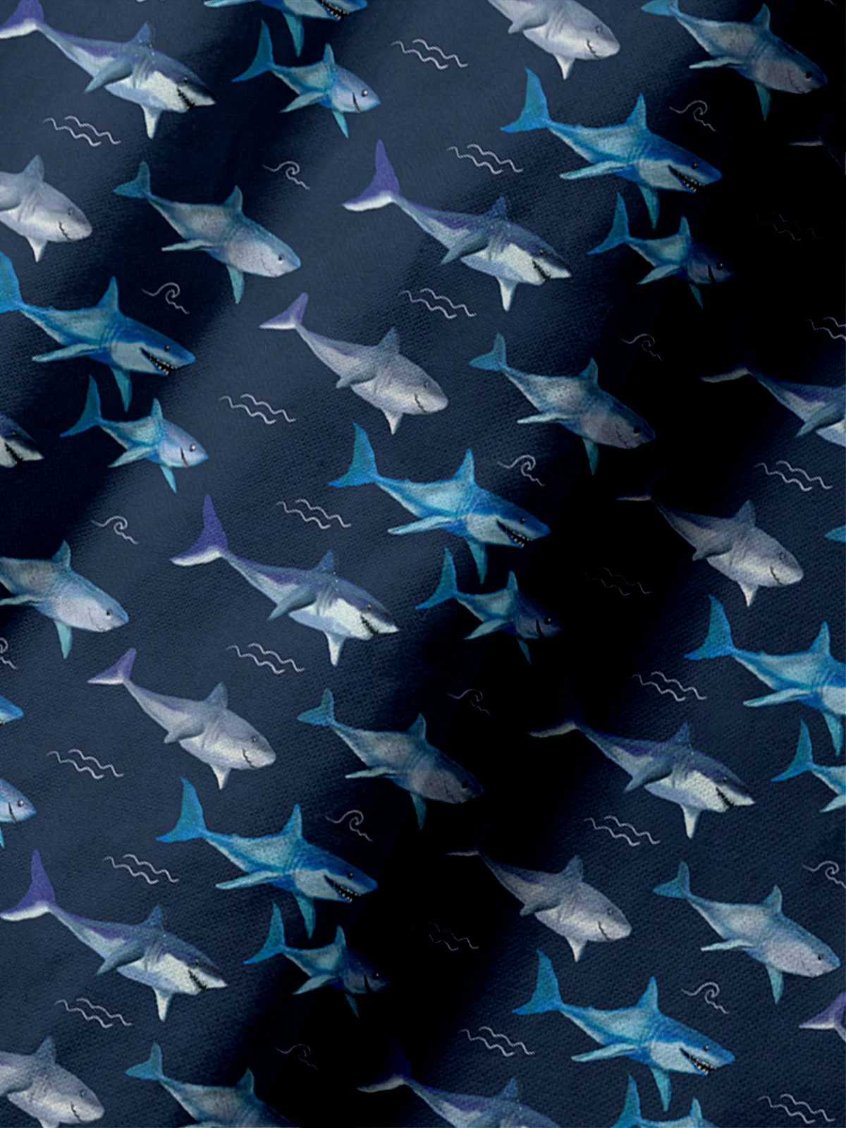 Hardaddy Moisture-wicking Golf Polo Shark