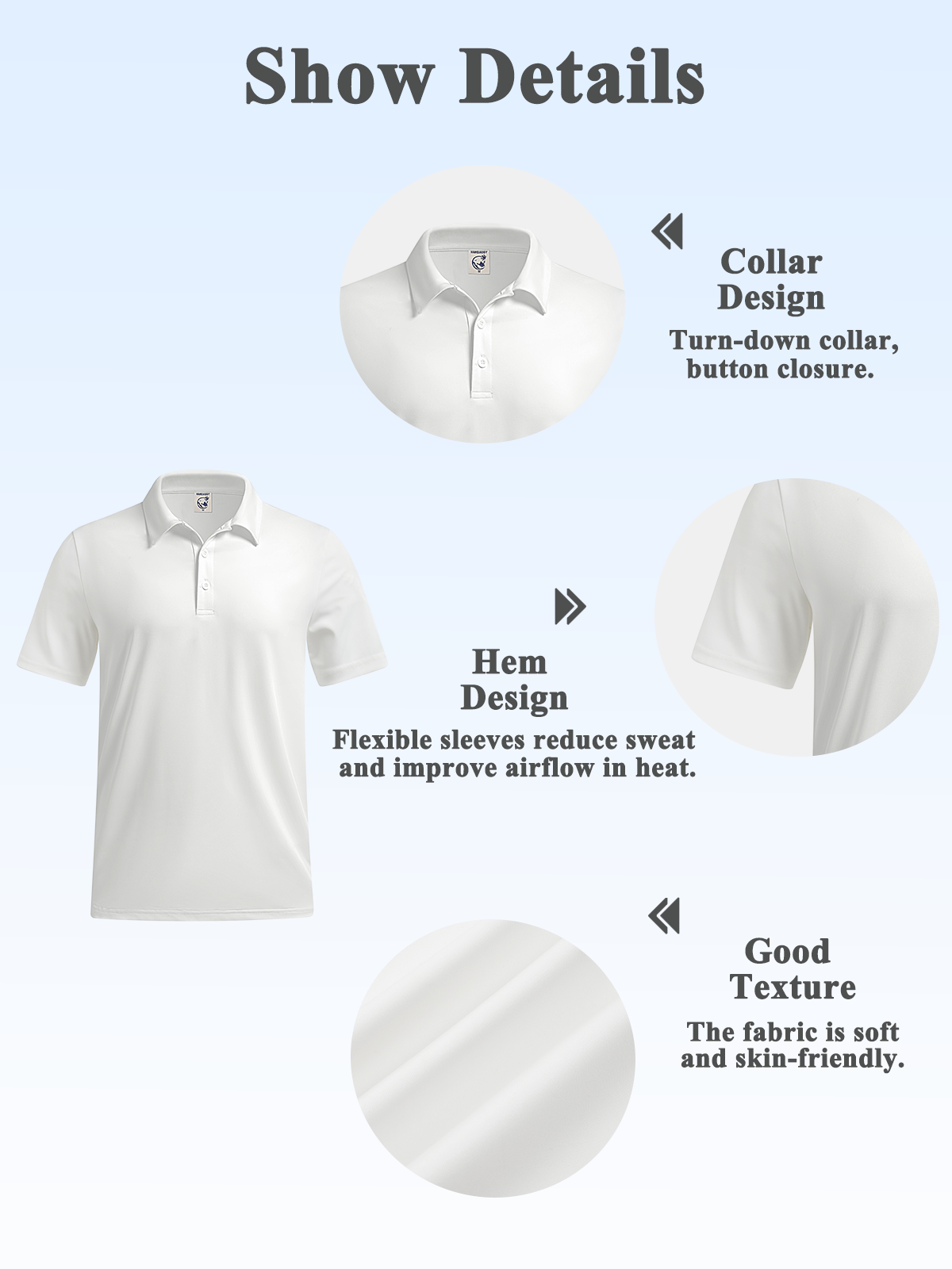 Hardaddy Moisture-wicking Golf Polo Tropical Plants Flamingo